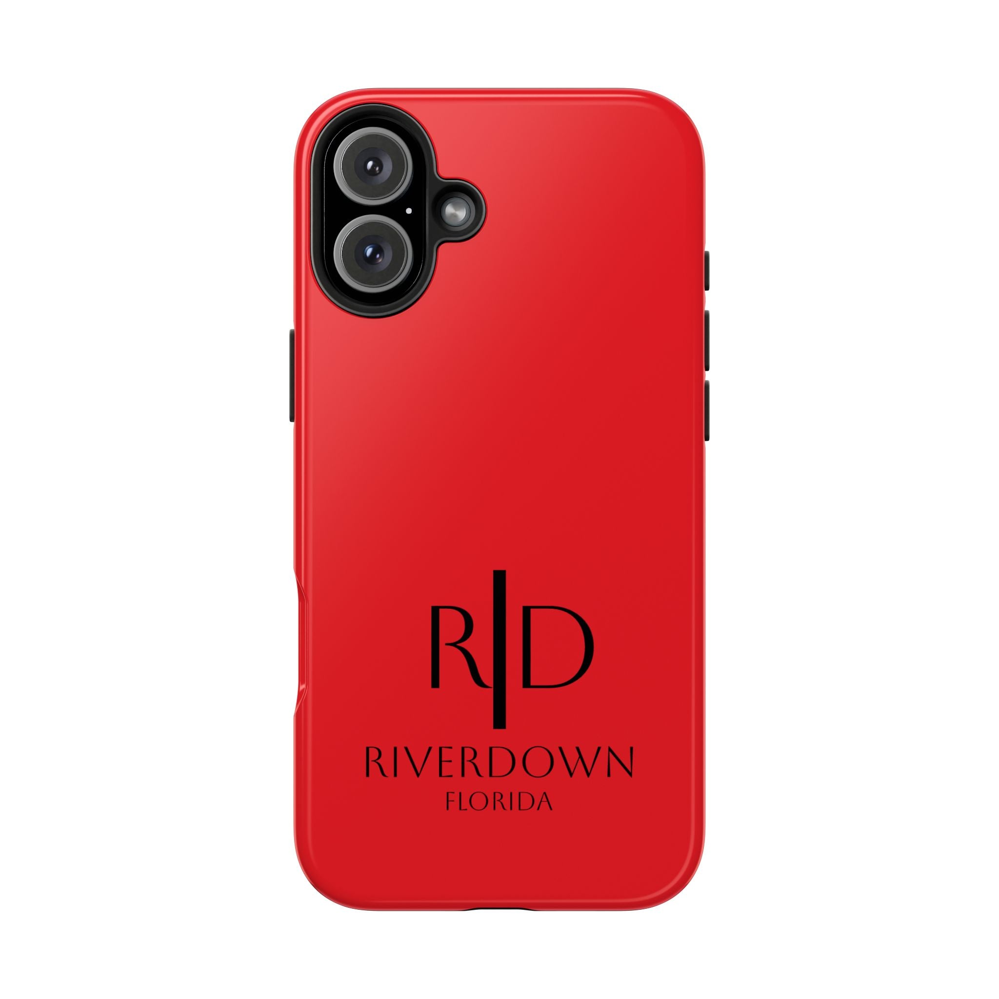 924 - Phone Case Red Berry — Durable Protective Phone Cover with Monogram Logo
