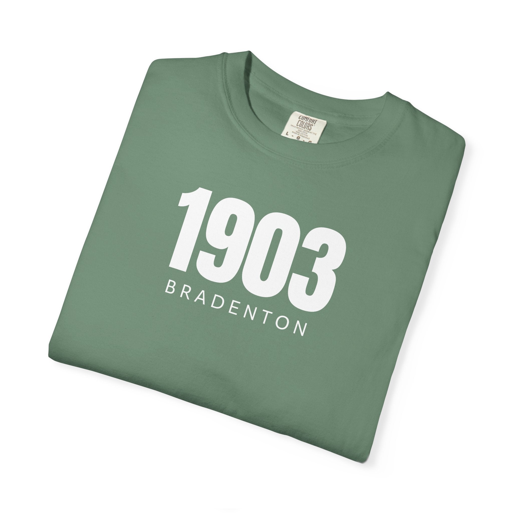 101 - Tee Multi Colors Bradenton 1903 Classic Tee — Minimalist Initials T-Shirt