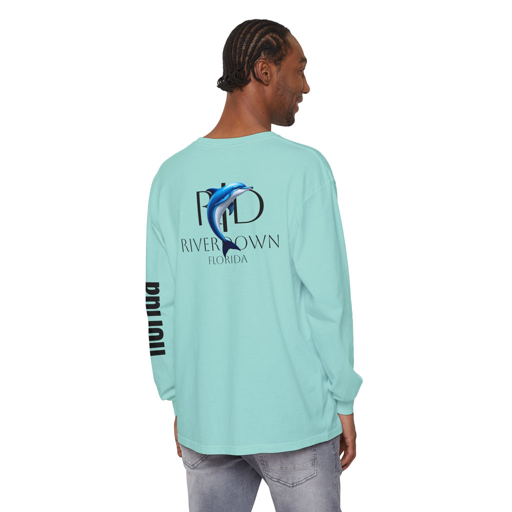 2 - Long Sleeve Tee Multi Colors 'R|D' — Florida Sleeve Graphic