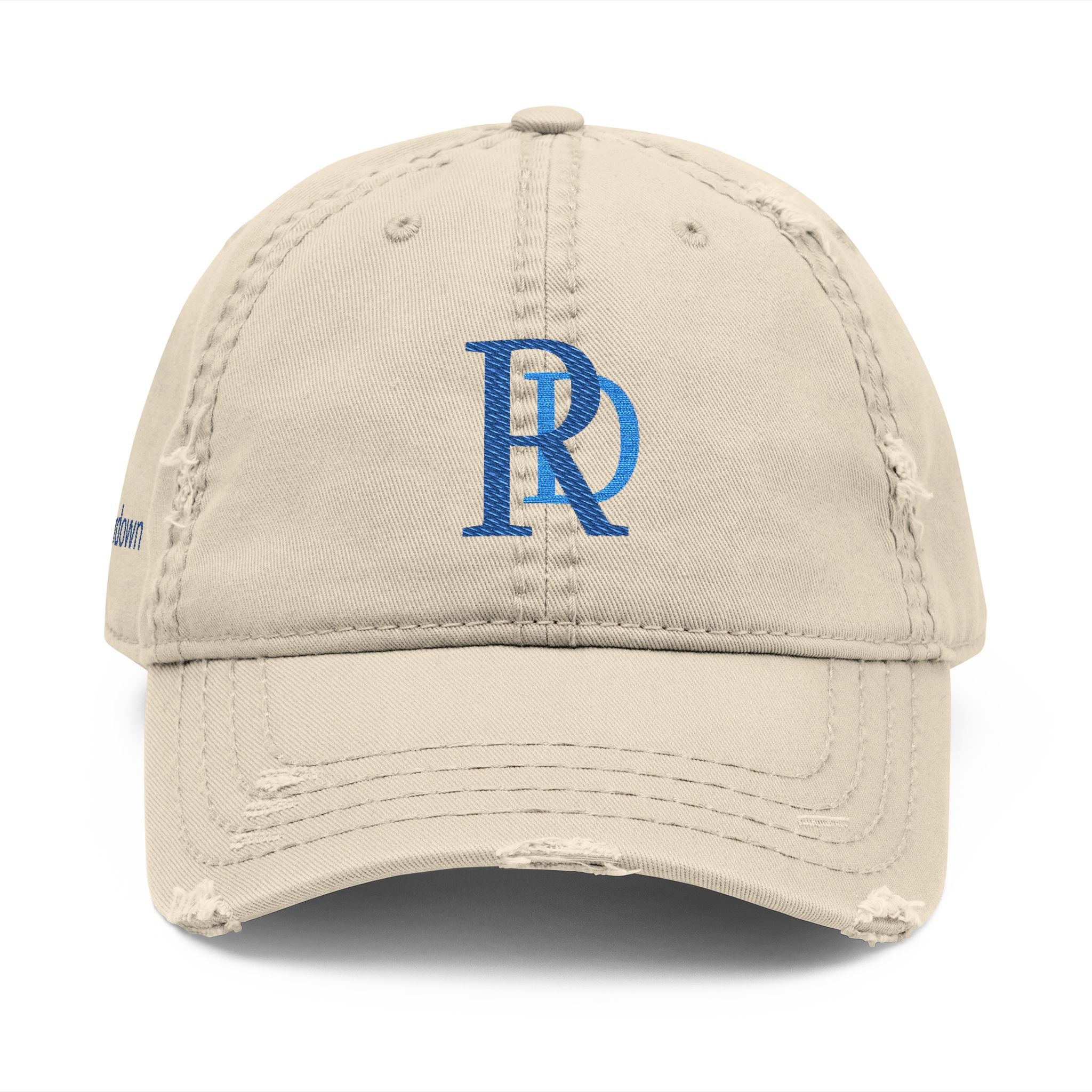 920 - Hat Multi Colors RD Distressed Embroidered 'Riverdown' Dad Hat – Vintage Washed Baseball Cap