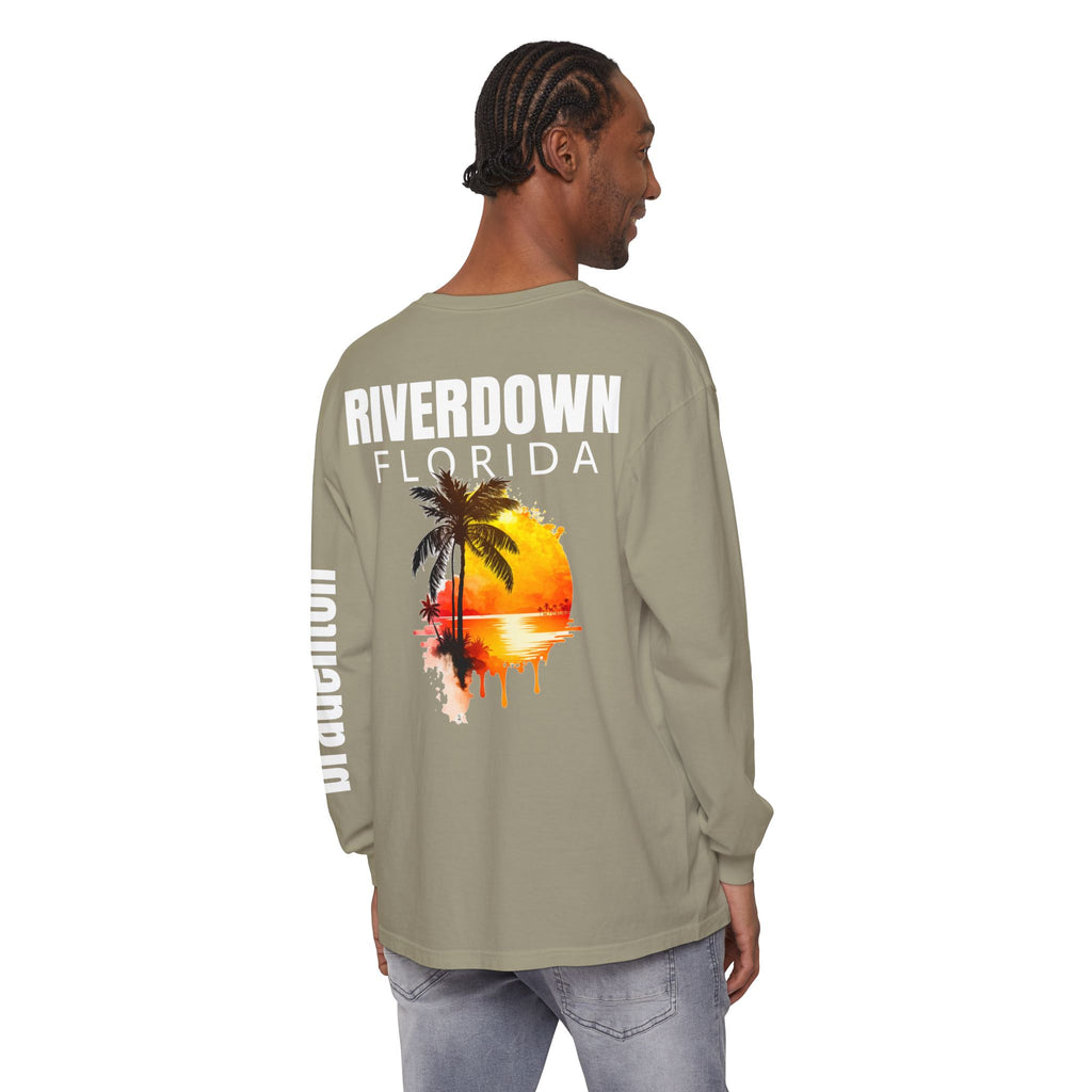 2 - Long Sleeve Bradenton Tee Multi Colors 'R|D' — Florida Sleeve Graphic