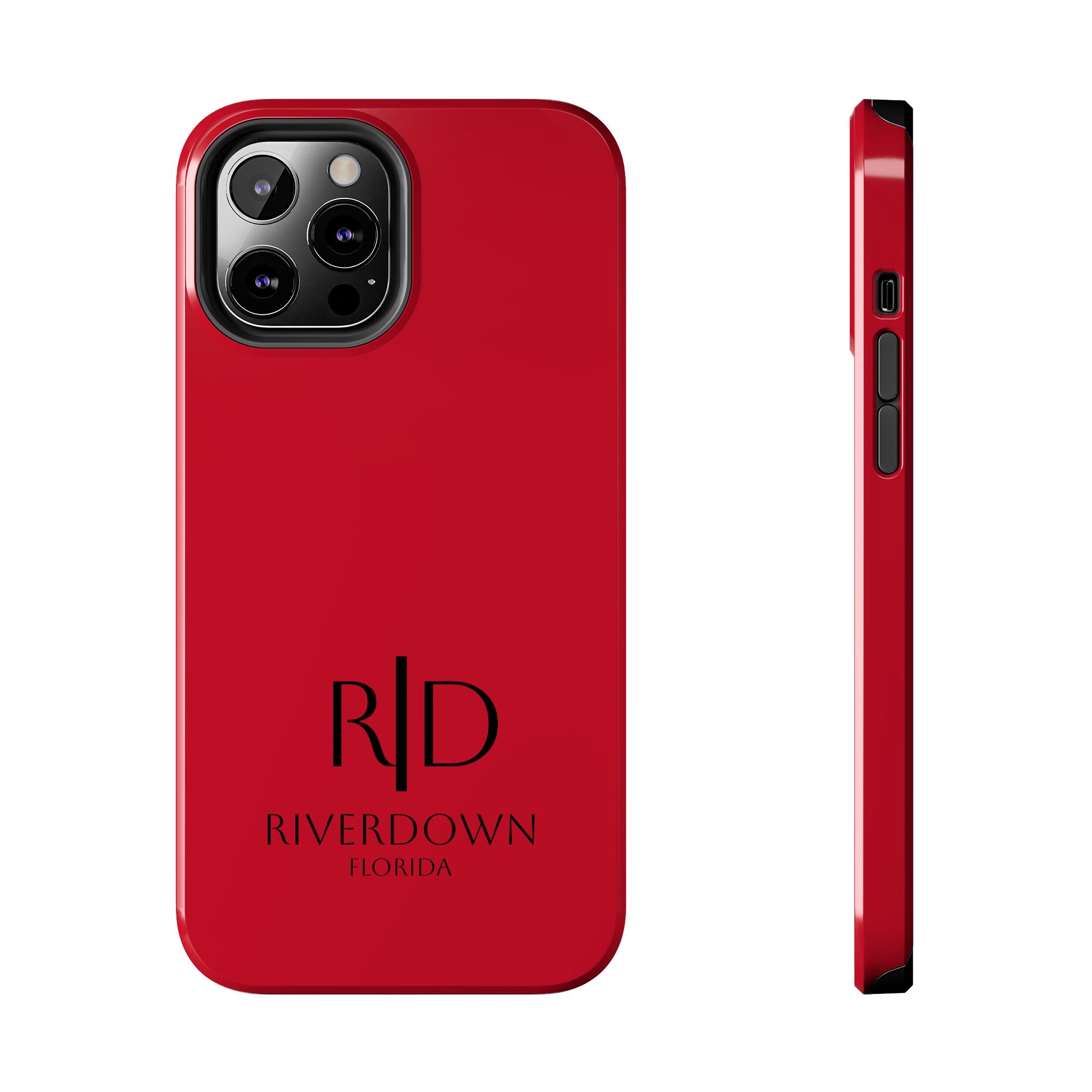924 - Phone Case Red Berry Riverdown Florida Tough Phone Case – Slim Protective iPhone Cover with R|D Logo