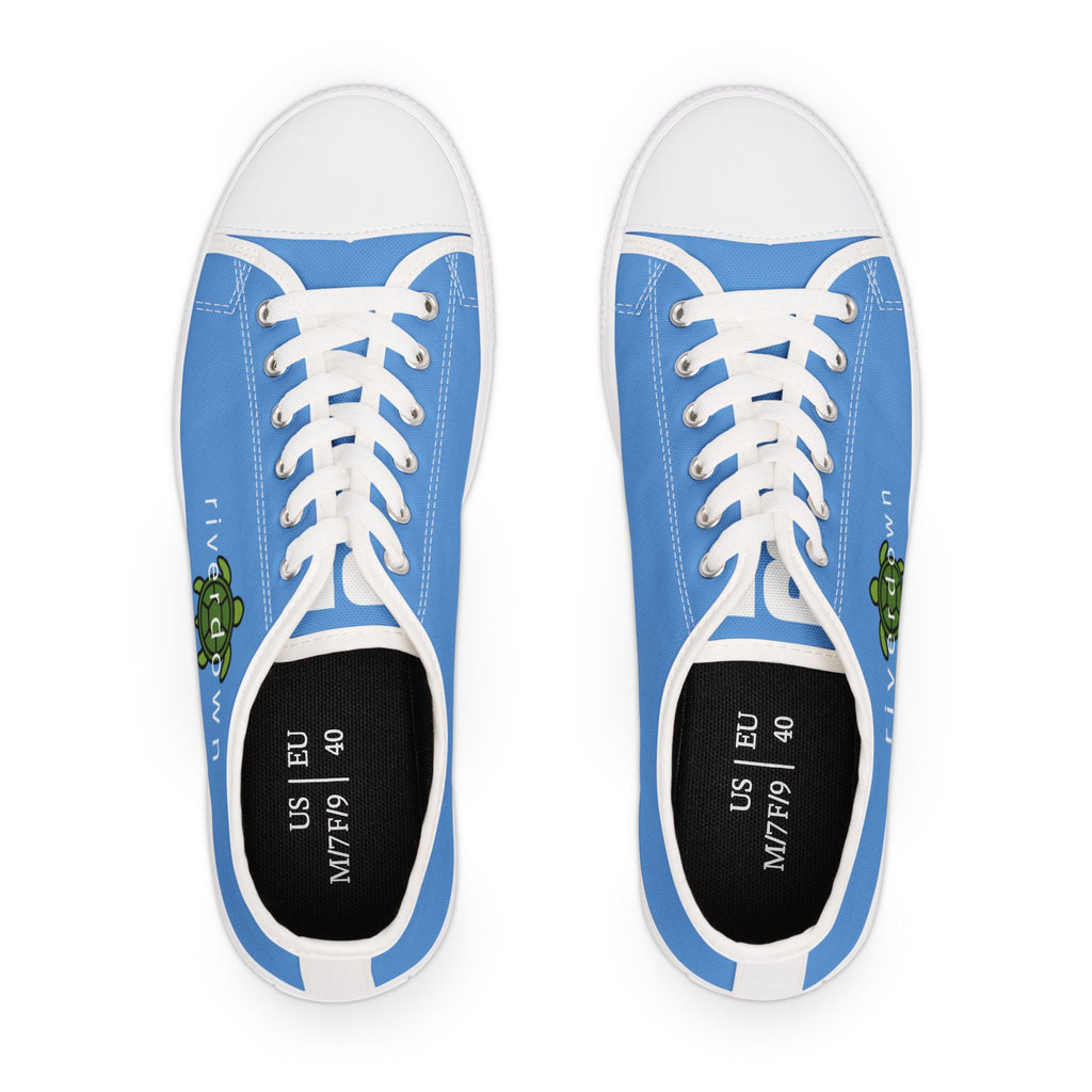 81 - Women’s Low Top Sneakers Sea Turtle — Canvas Shoes