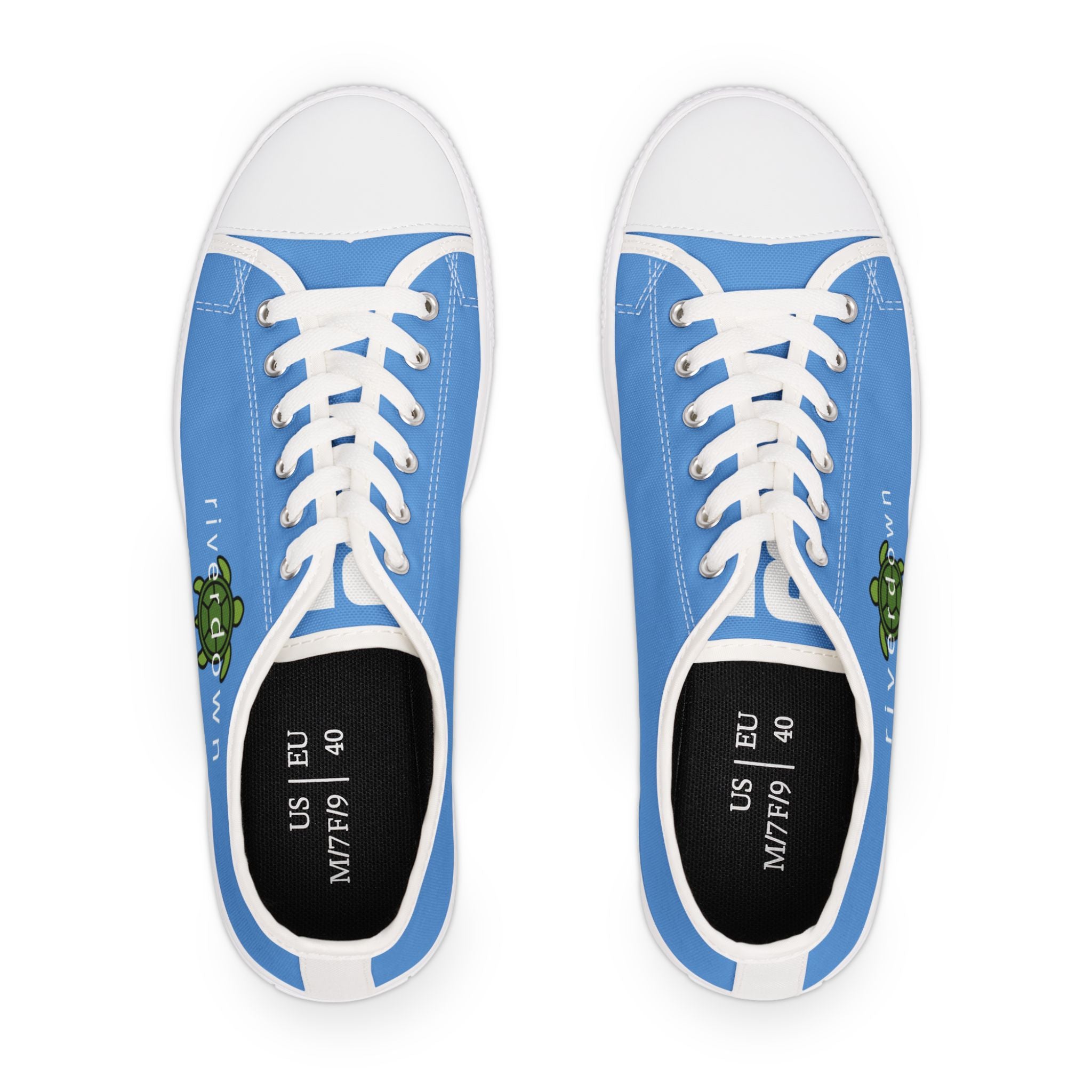 81 - Women’s Low Top Sneakers Sea Turtle — Canvas Shoes