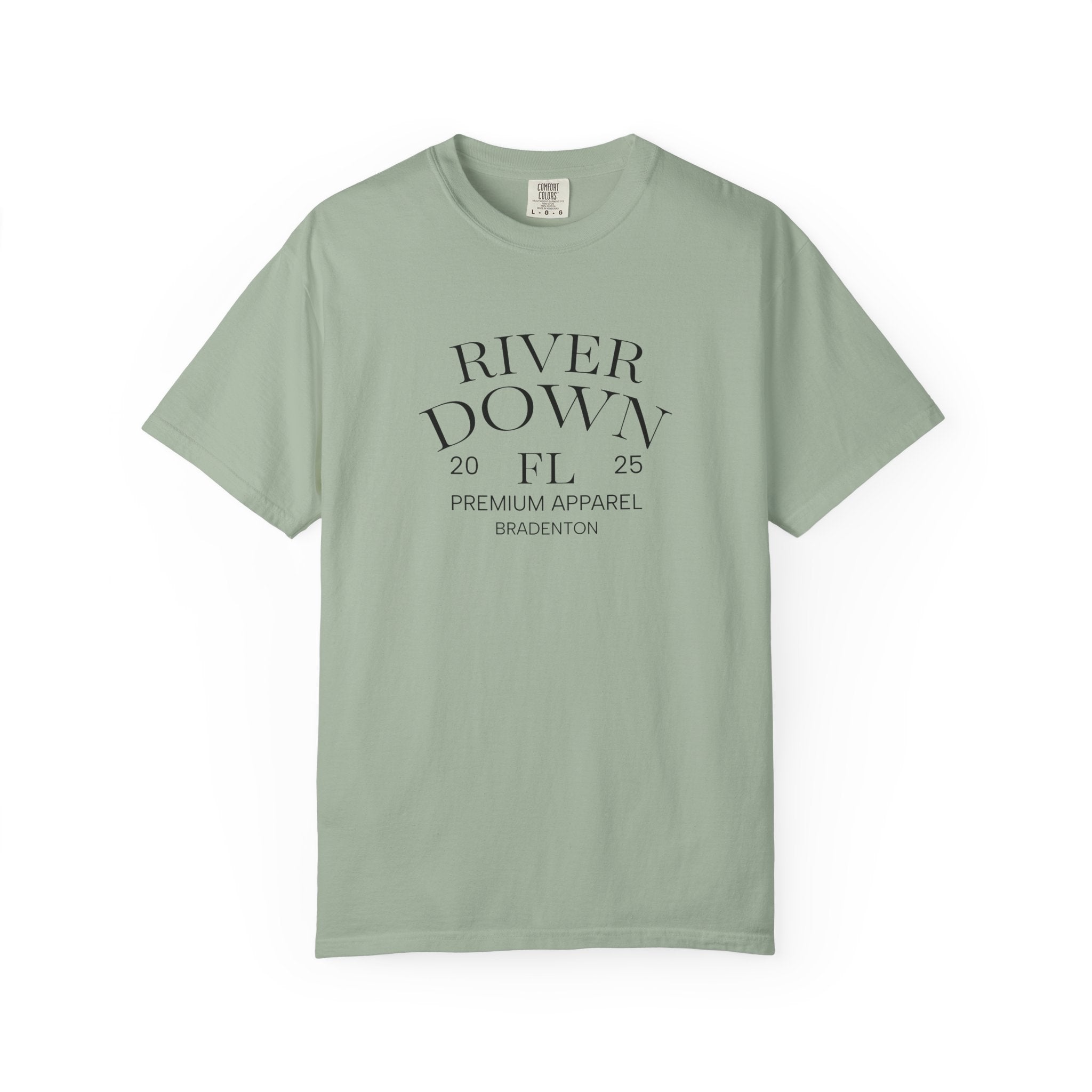 101 -  Tee Multi Colors Monogram R|D Plain Back Classic Tee — Minimalist Initials T-Shirt