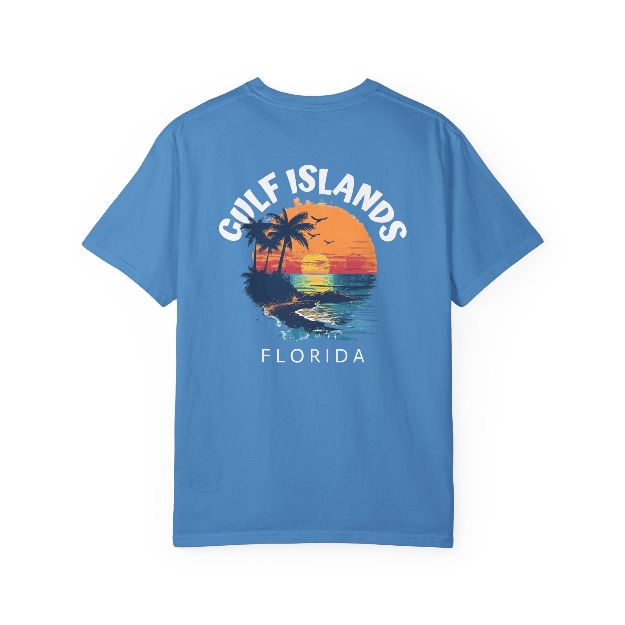 10 - Tee Multi Colors Gulf Islands Minimalist Initials T-Shirt