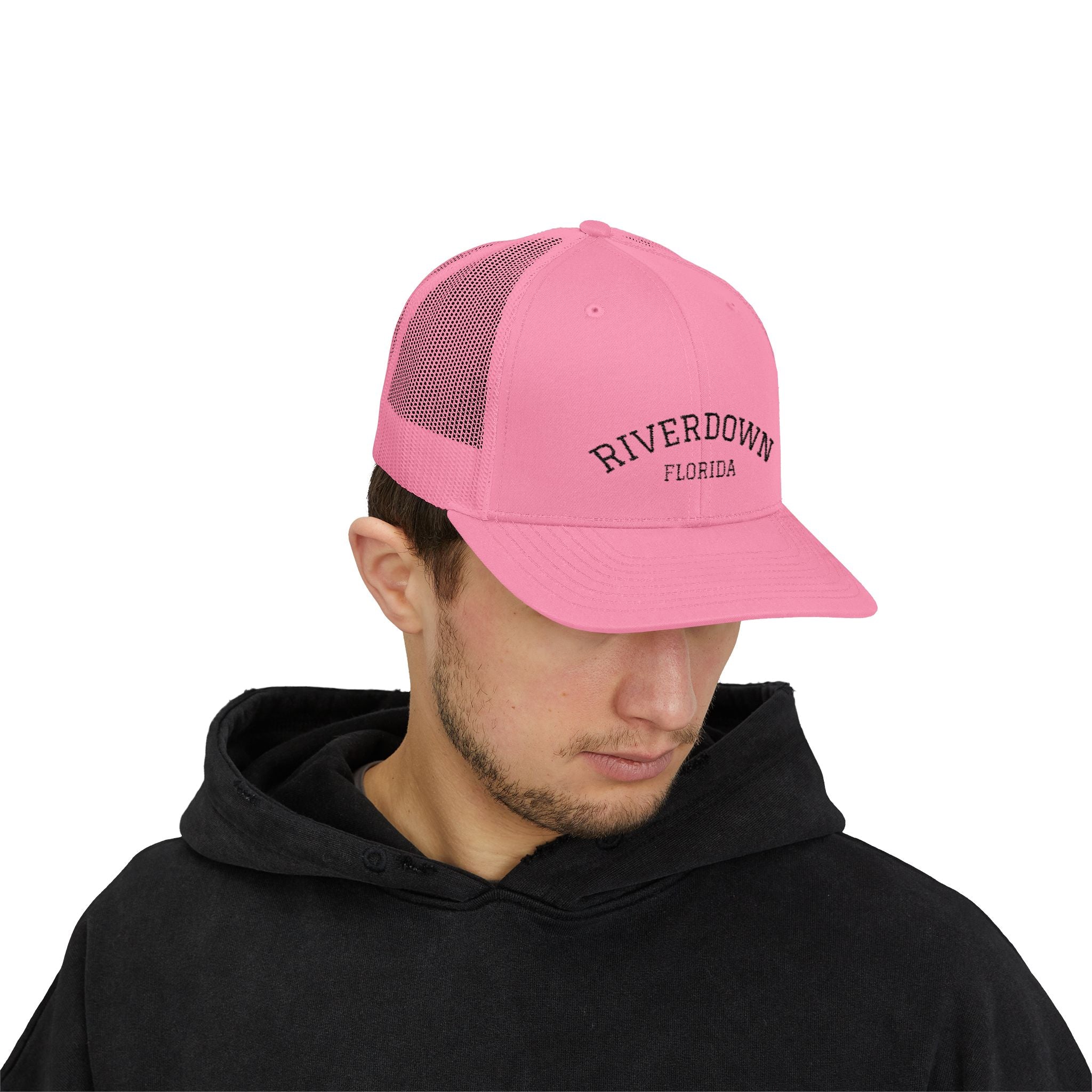 92 - Classic Trucker Cap Multi Color — Mesh Snapback Hat