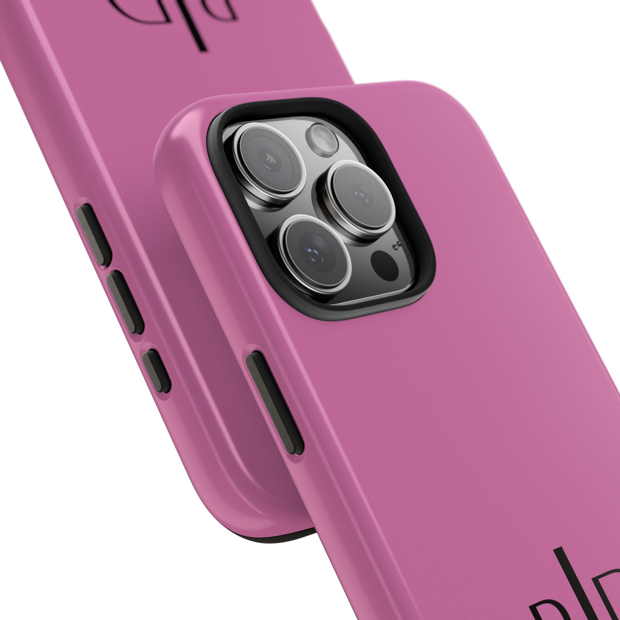 924 - Phone Case Pink Peddle — Durable Protective Phone Cover with Monogram Logo