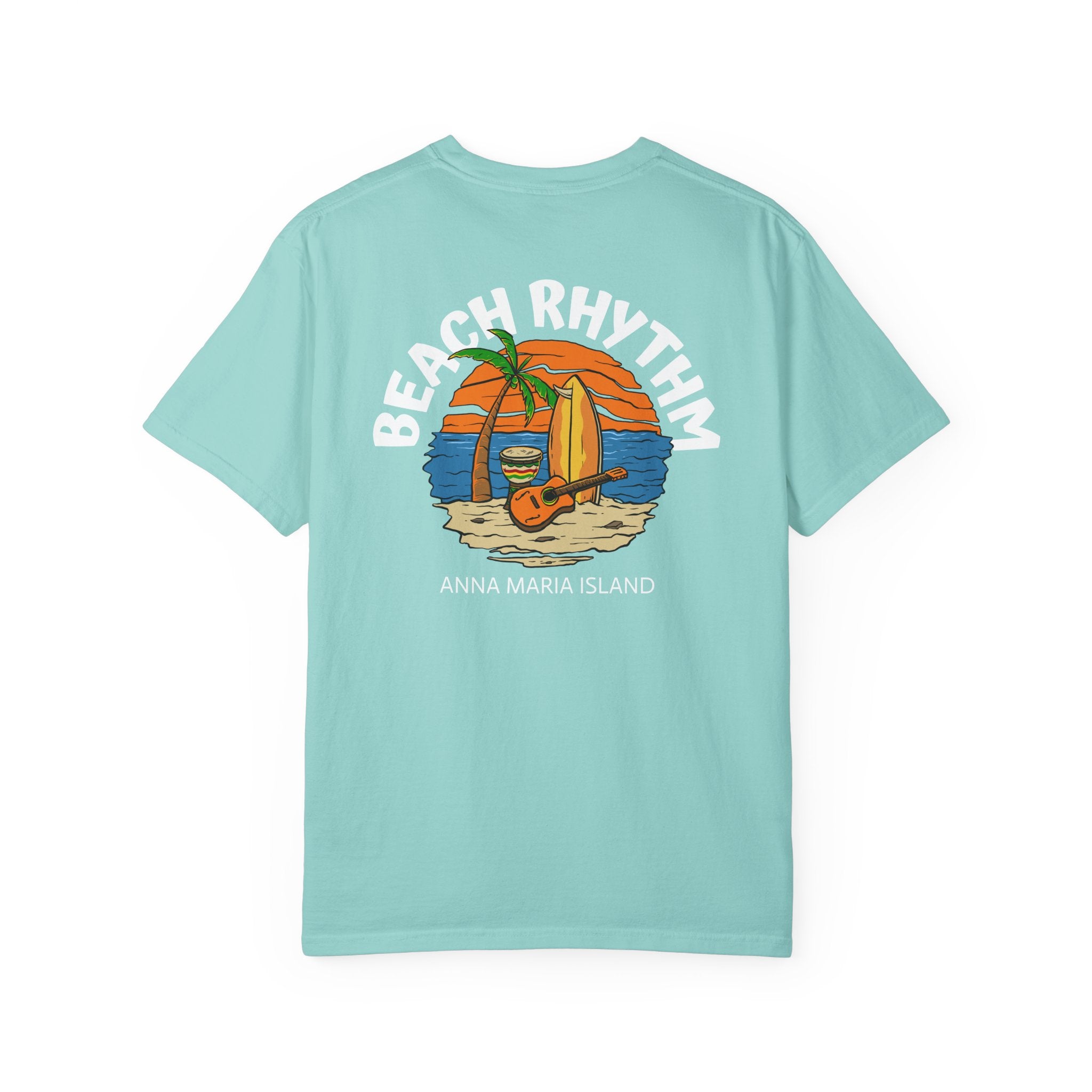 10 - Tee Multi Colors Beach Rhythm Minimalist Initials T-Shirt