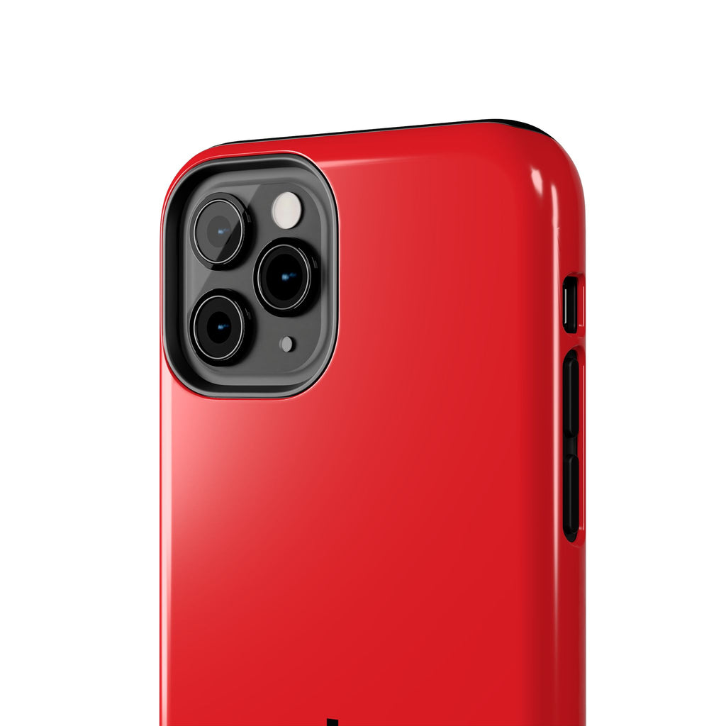924 - Phone Case Red Berry — Durable Protective Phone Cover with Monogram Logo