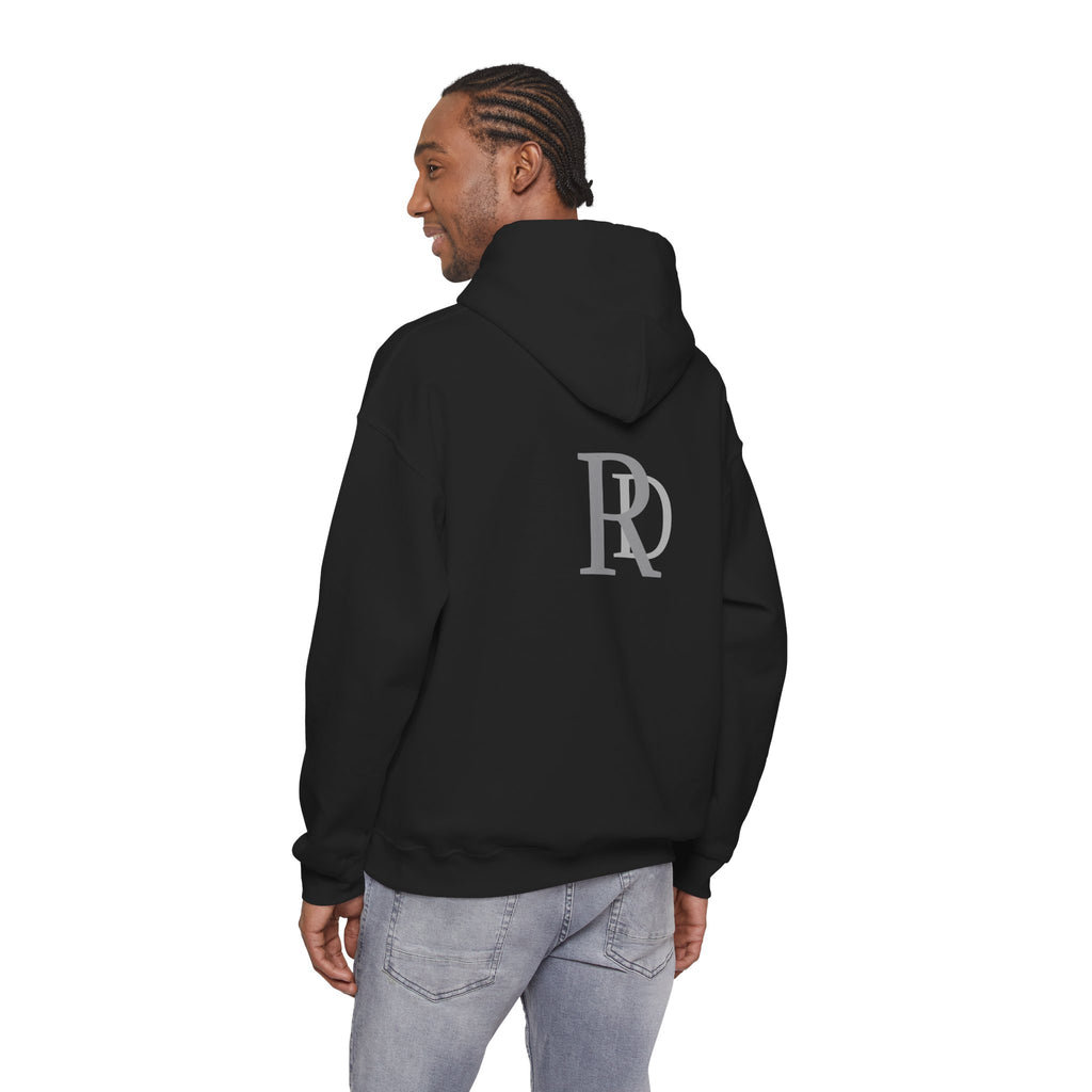 4 - Unisex Heavy RD Overlay Hooded Sweatshirt
