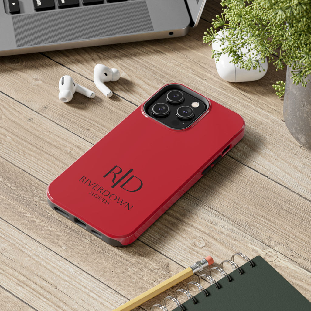 924 - Phone Case Red Berry Riverdown Florida Tough Phone Case – Slim Protective iPhone Cover with R|D Logo