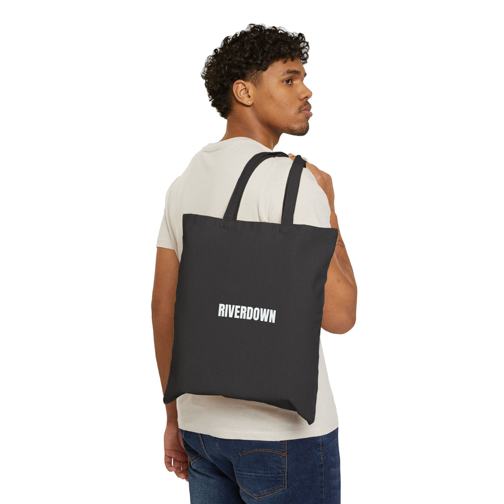 925 - Canvas Tote Bag — Minimal Monogram RD Eco Shopper