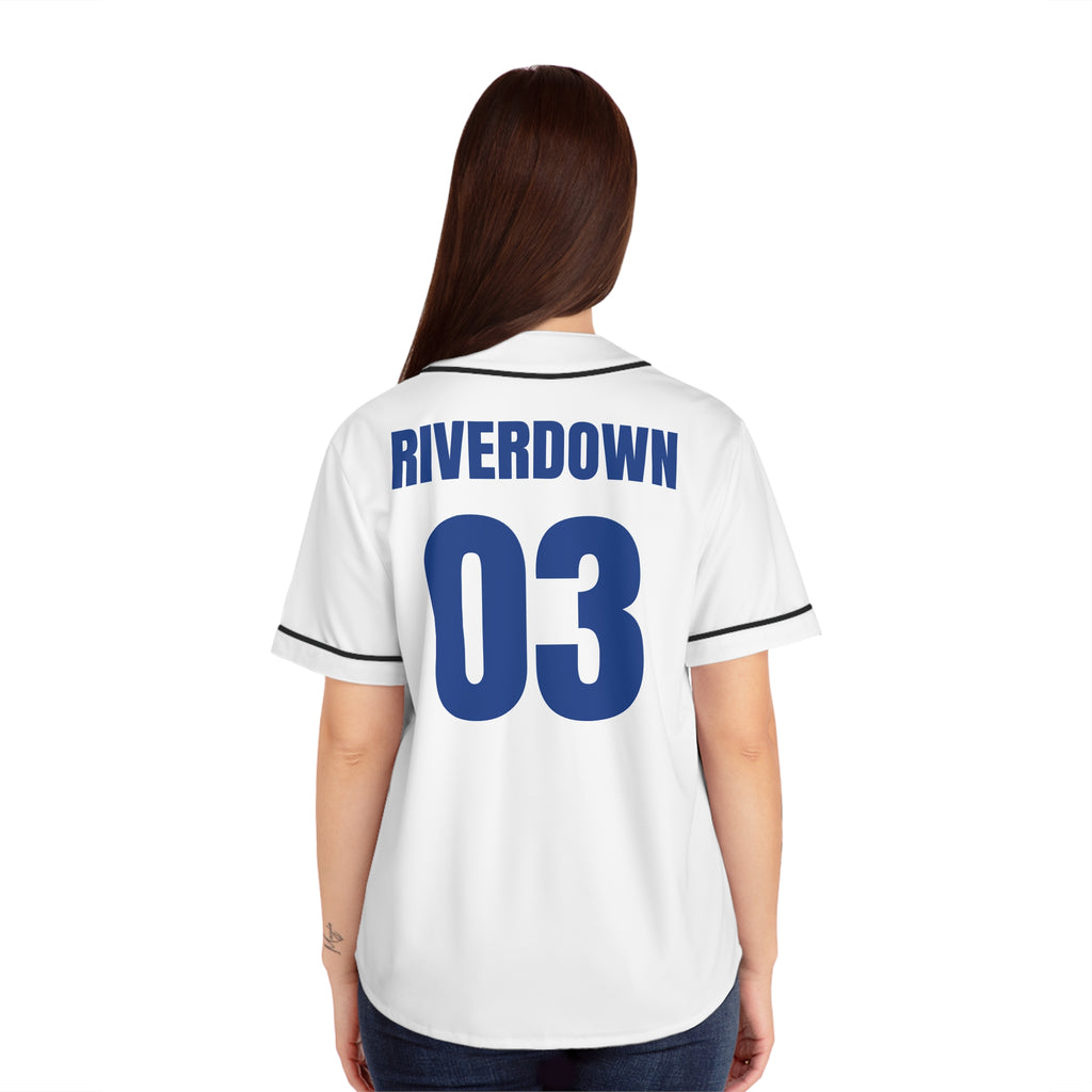 12 - Spring Training Baseball Jersey Women's Baseball Jersey — R|D Logo Front & Back
