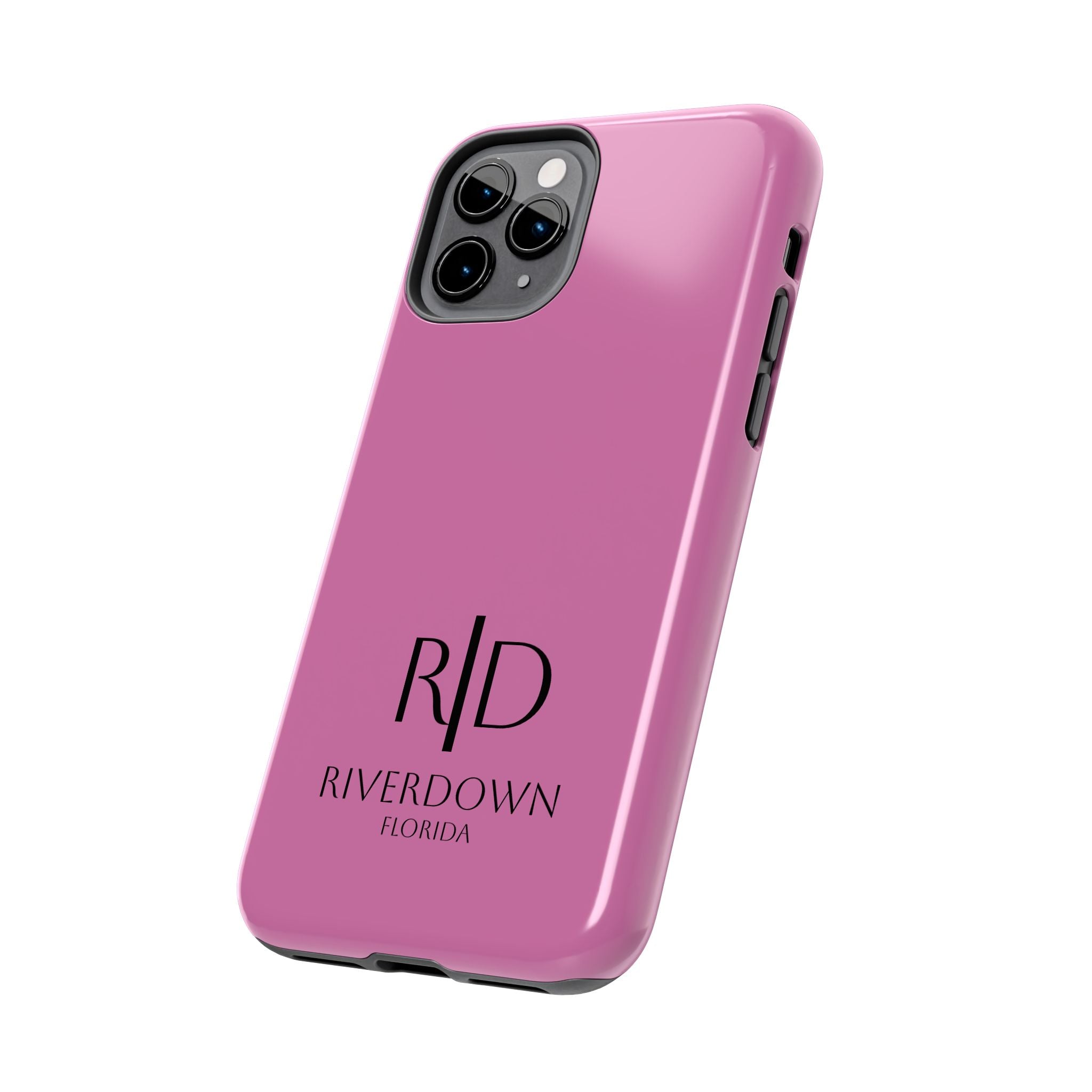 924 - Phone Case Pink Peddle Riverdown Florida Tough Phone Case – Slim Protective iPhone Cover with R|D Logo