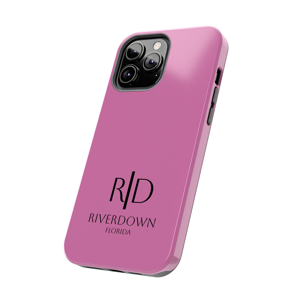 924 - Phone Case Pink Peddle Riverdown Florida Tough Phone Case – Slim Protective iPhone Cover with R|D Logo