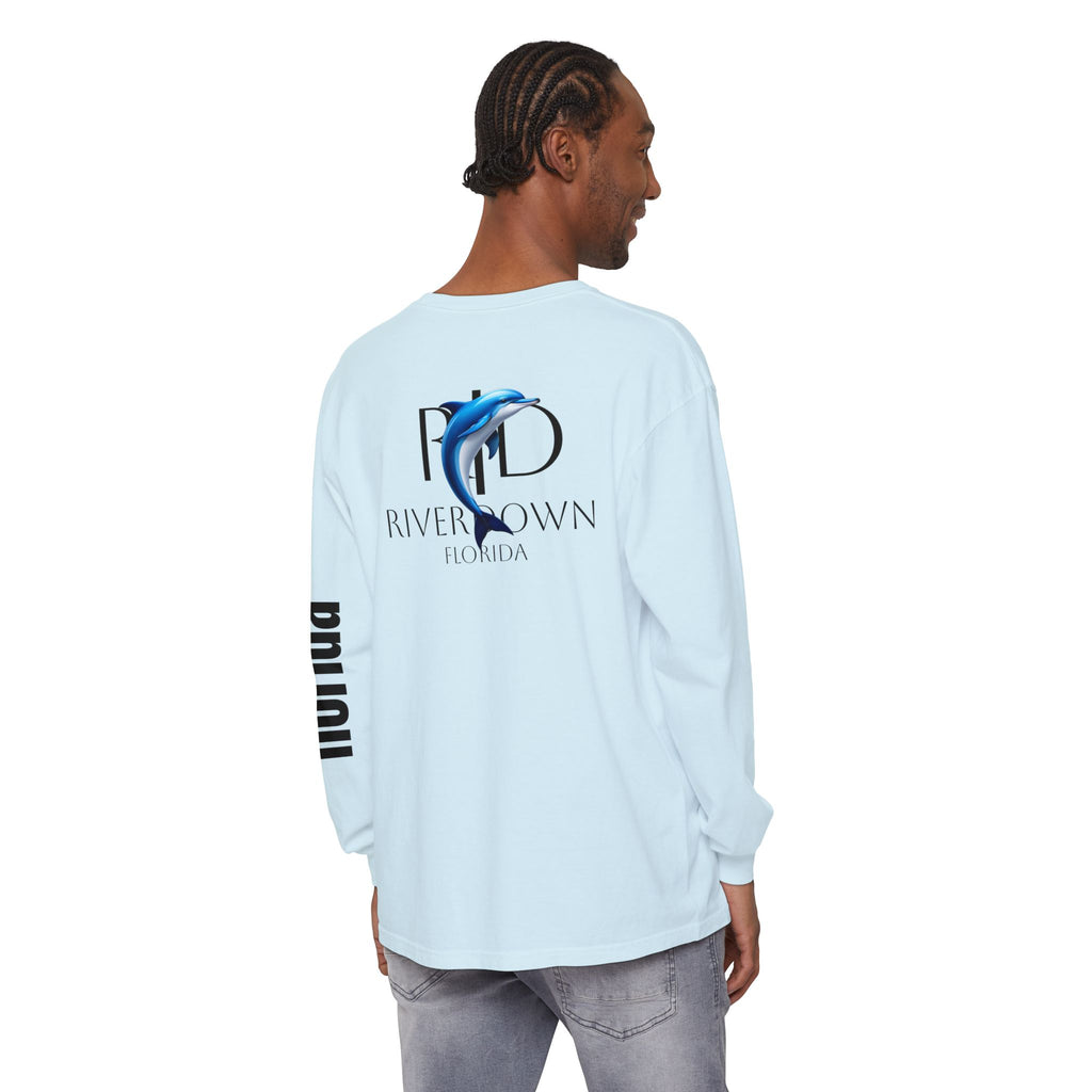 2 - Long Sleeve Tee Multi Colors 'R|D' — Florida Sleeve Graphic