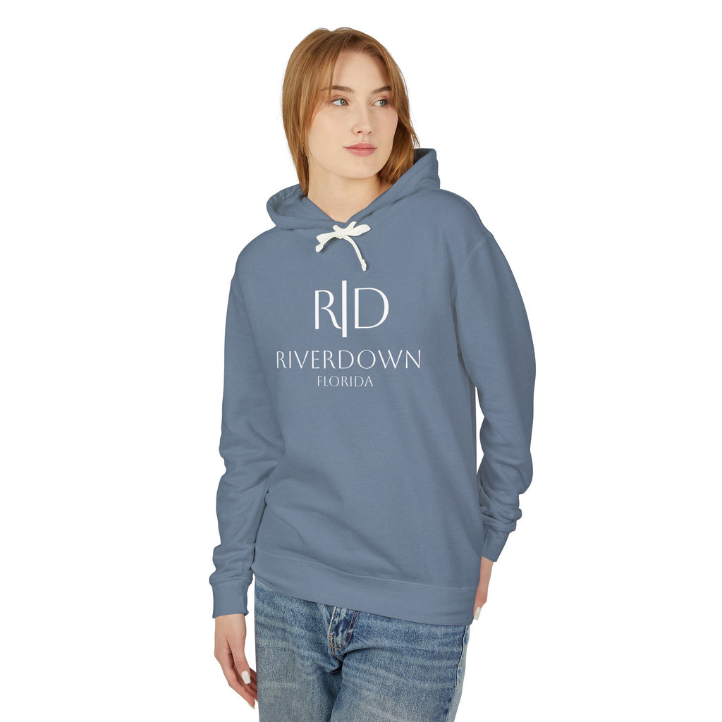 4 - Hoodie Multi Colors Coastal Logo Hoodie — Lightweight Pastel Blue Sweatshirt