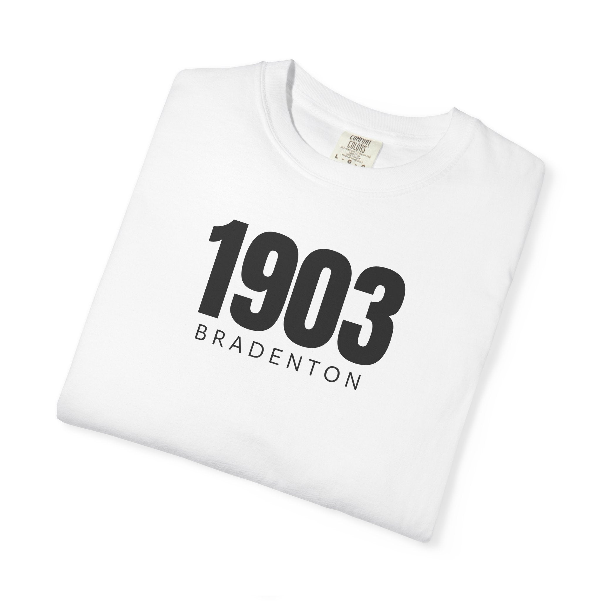 101 - Tee Multi Colors Bradenton 1903 Classic Tee — Minimalist Initials T-Shirt