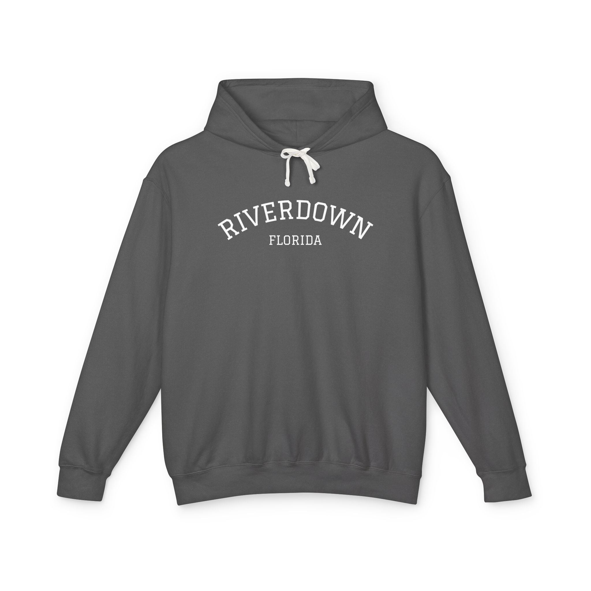 4 - Hoodie Multi Colors Collegiate Logo Hoodie — Lightweight Pastel Blue Sweatshirt