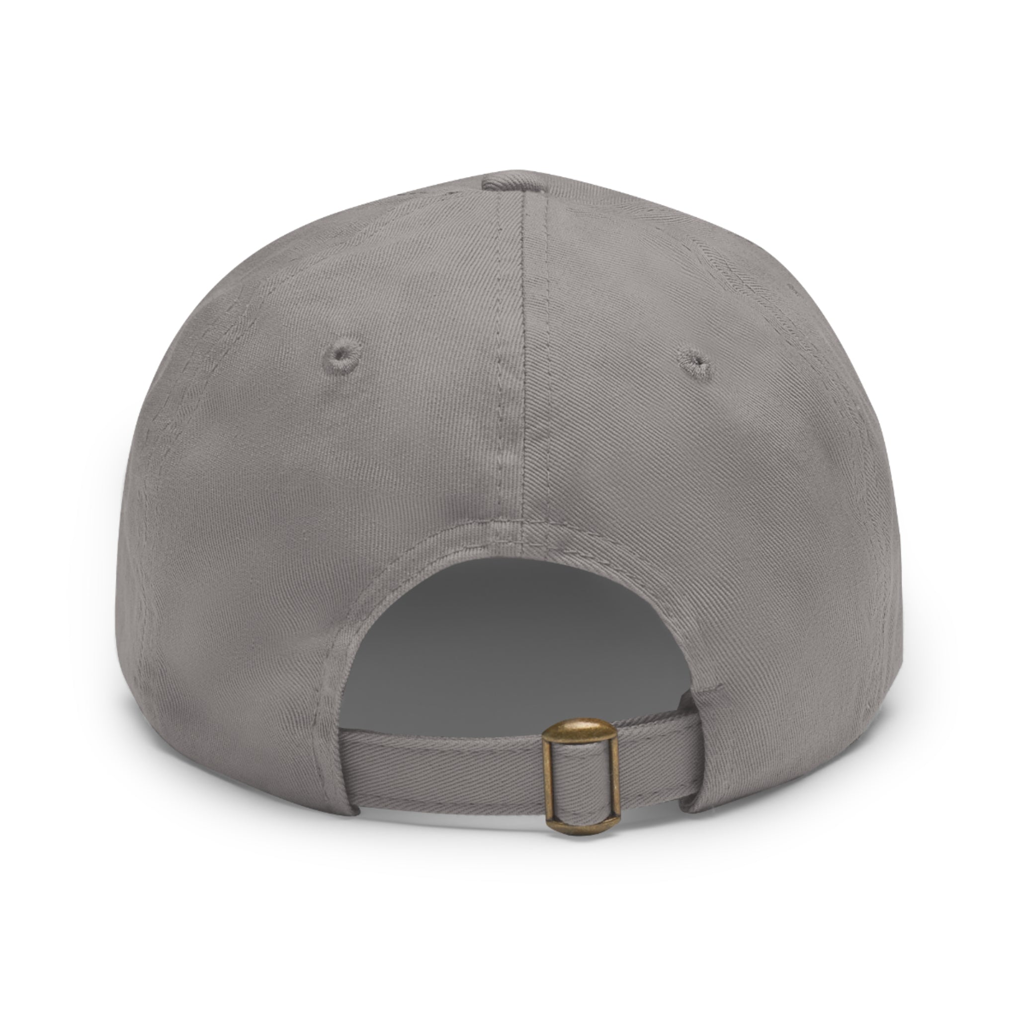 92 - Dad Hat with Leather Patch Multi Color (Rectangle)