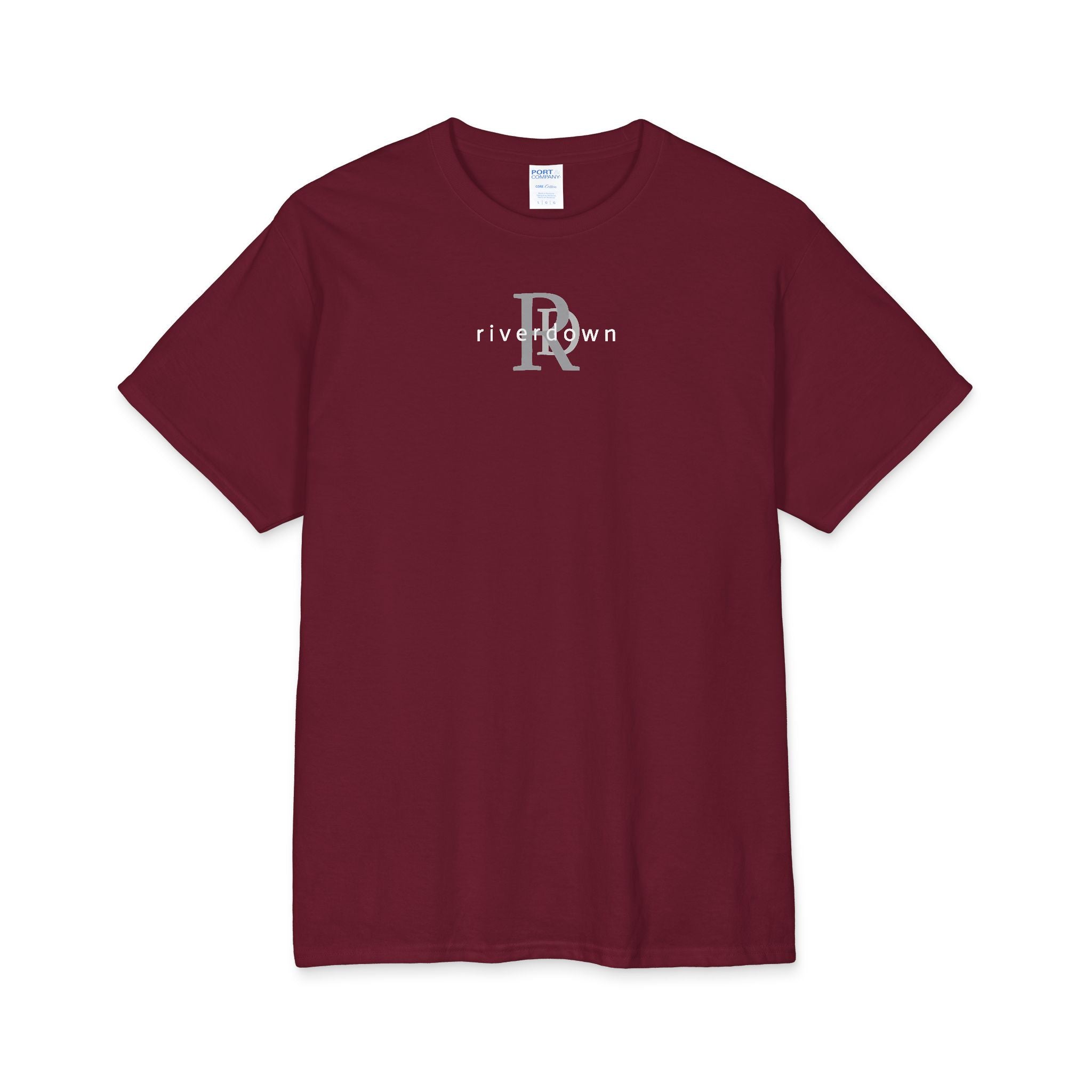 10 - River Down Cotton RD Logo T-Shirt — Minimal Retro Outdoor Tee