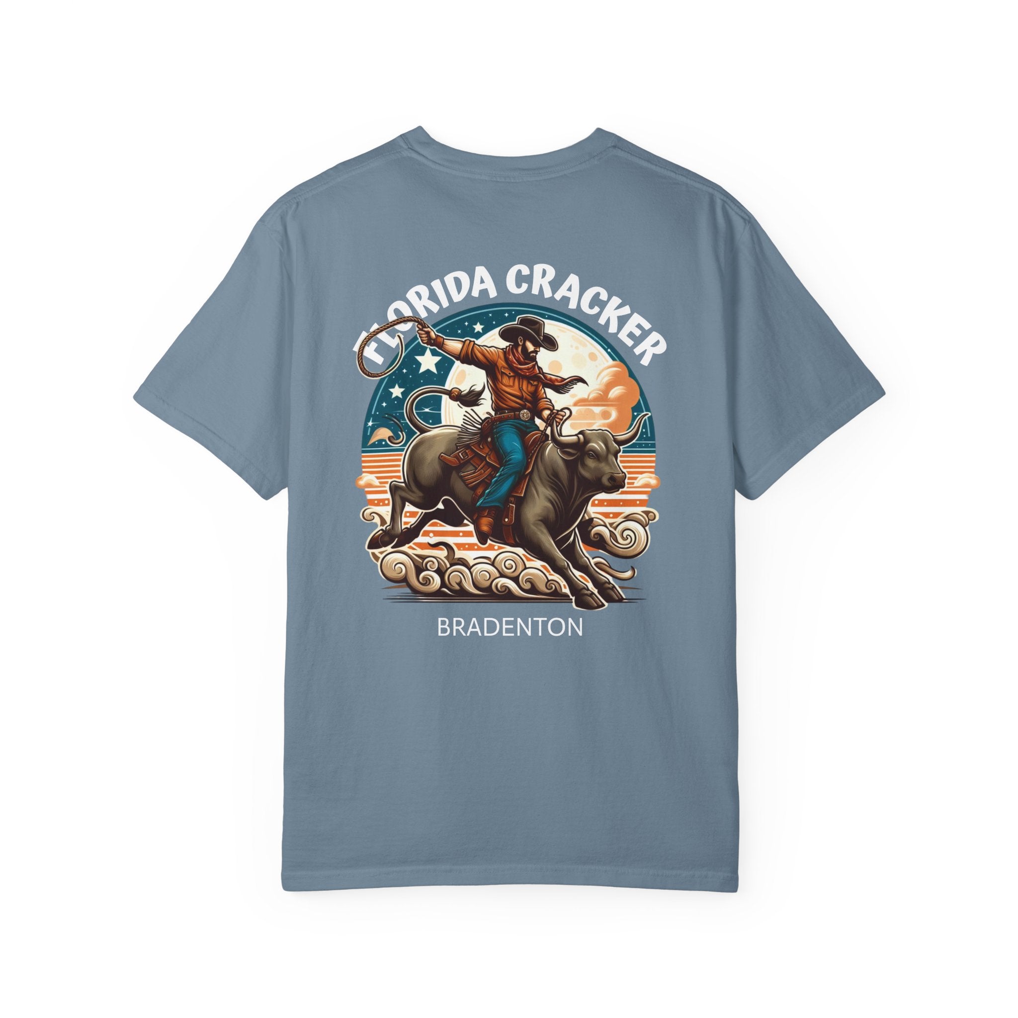 10 - Tee Multi Colors Florida Cracker -  Minimalist Initials T-Shirt