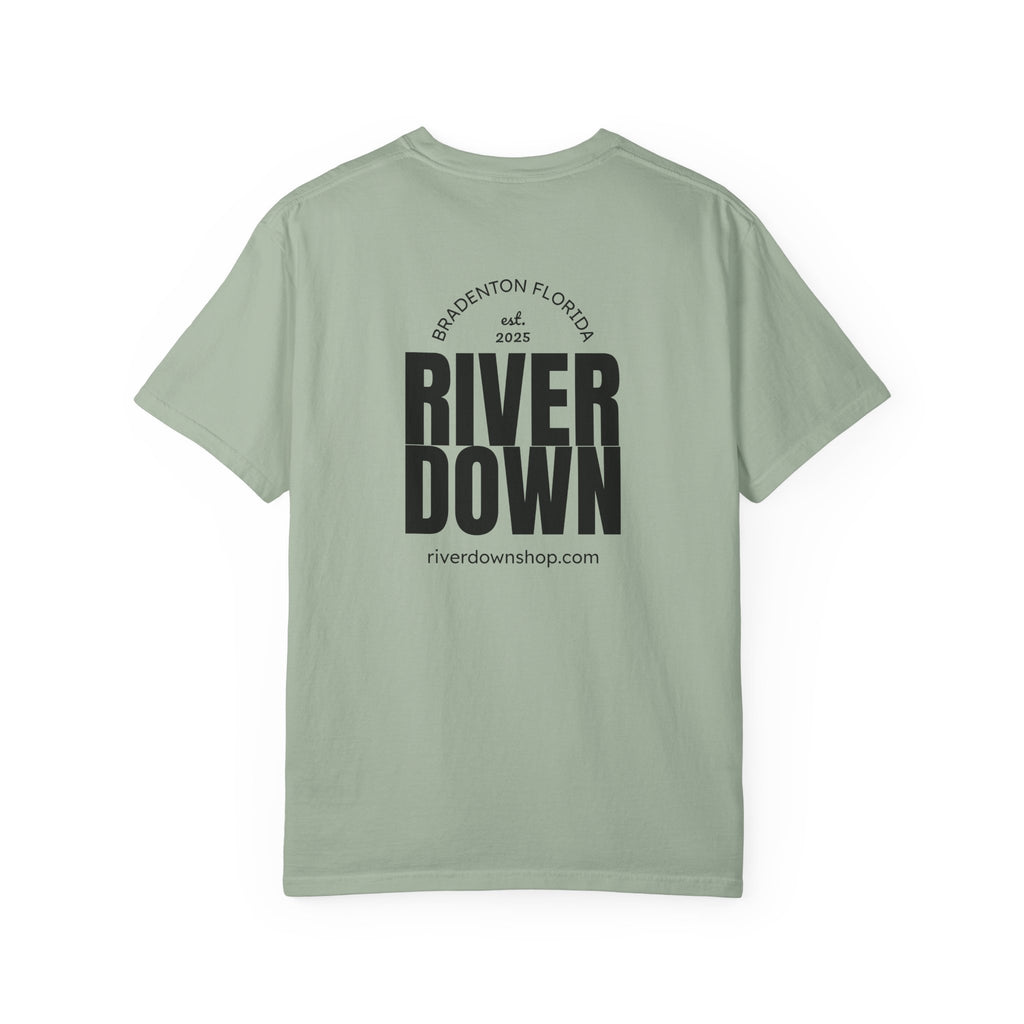 101 - Tee Multi Colors Monogram R|D River Down Shop Classic Tee — Minimalist Initials T-Shirt