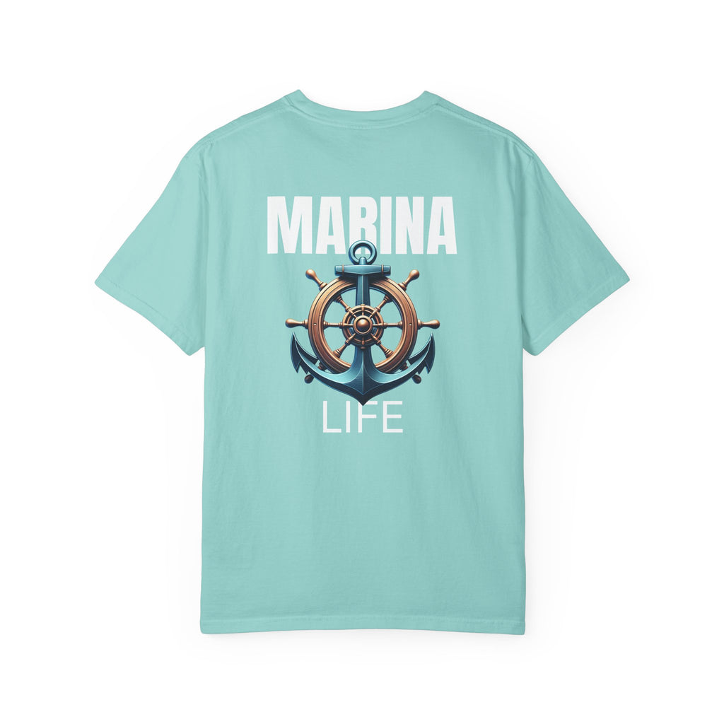 10 - Tee Multi Colors Marina Life 3 -  Minimalist Initials T-Shirt