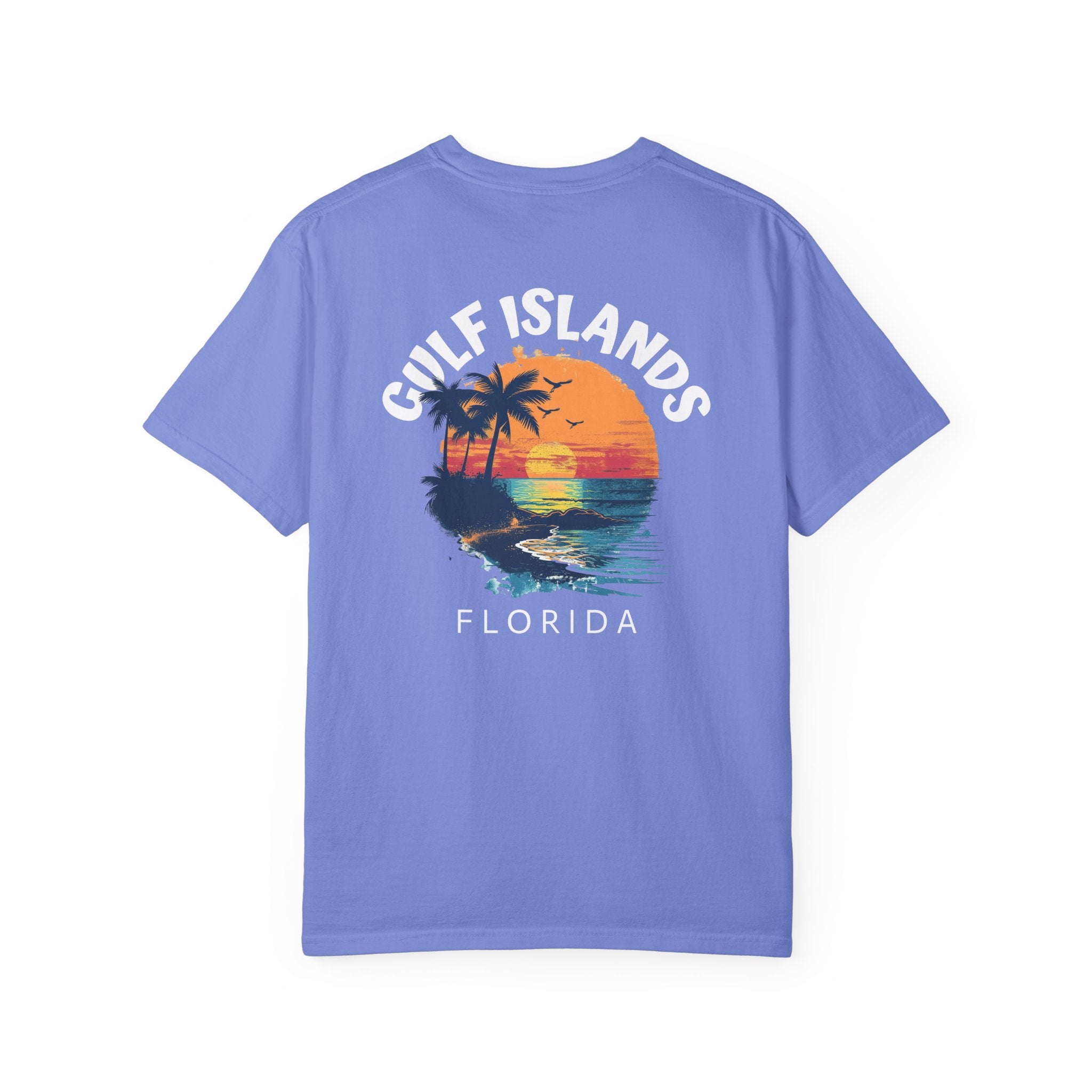 10 - Tee Multi Colors Gulf Islands Minimalist Initials T-Shirt