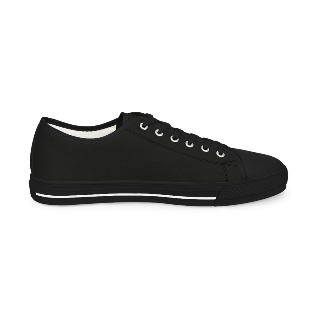 81 - Men's Night Low-Top Sneakers — Casual Canvas Trainers