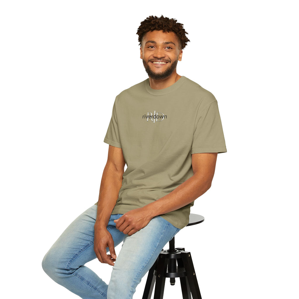 101 - RD Embroidered T-Shirt with Small Distressed Script Logo