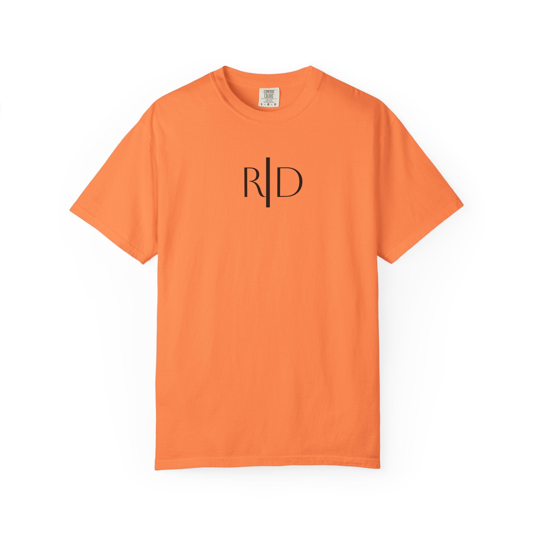 101 - Tee Multi Colors Monogram R|D River Down Shop Classic Tee — Minimalist Initials T-Shirt