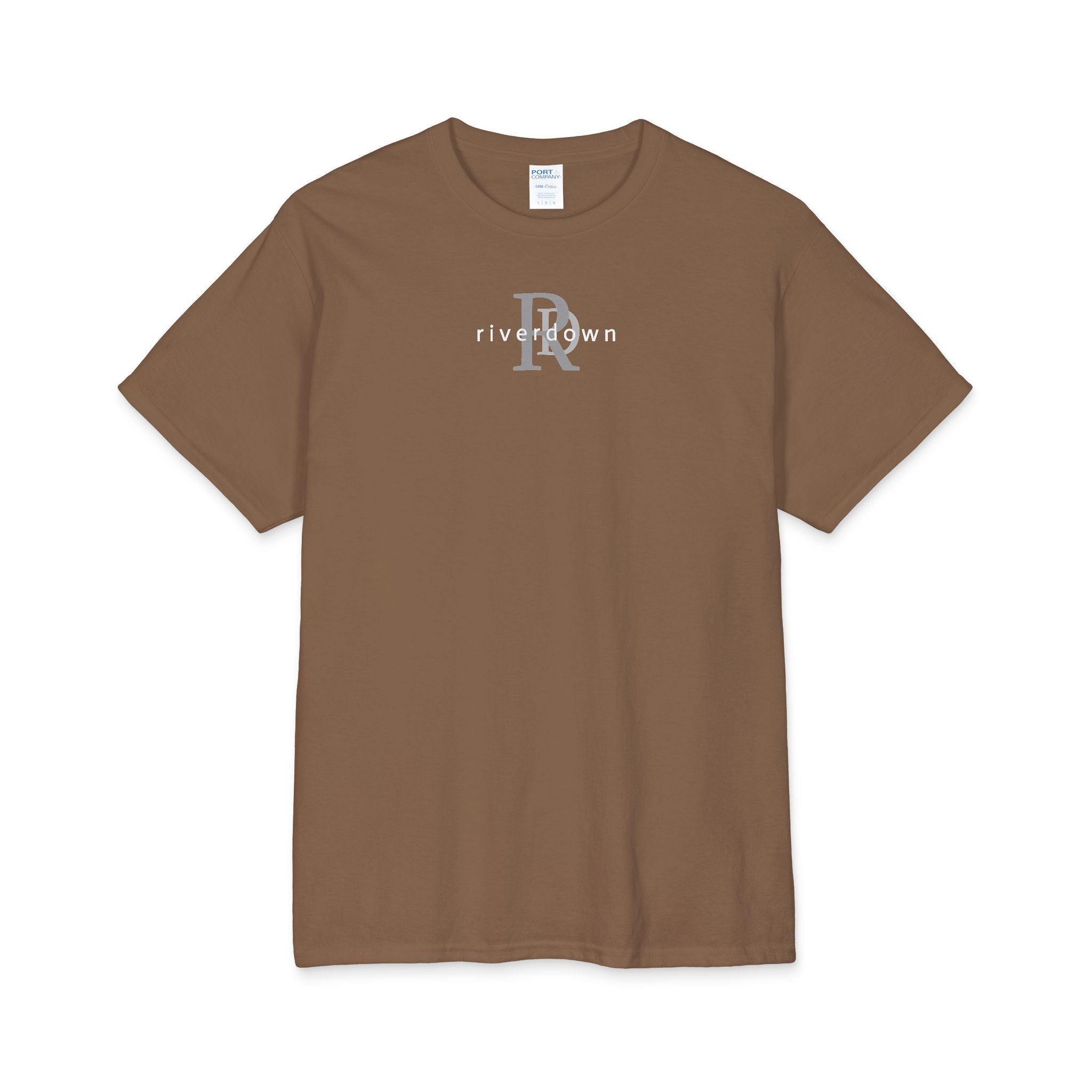 10 - River Down Cotton RD Logo T-Shirt — Minimal Retro Outdoor Tee