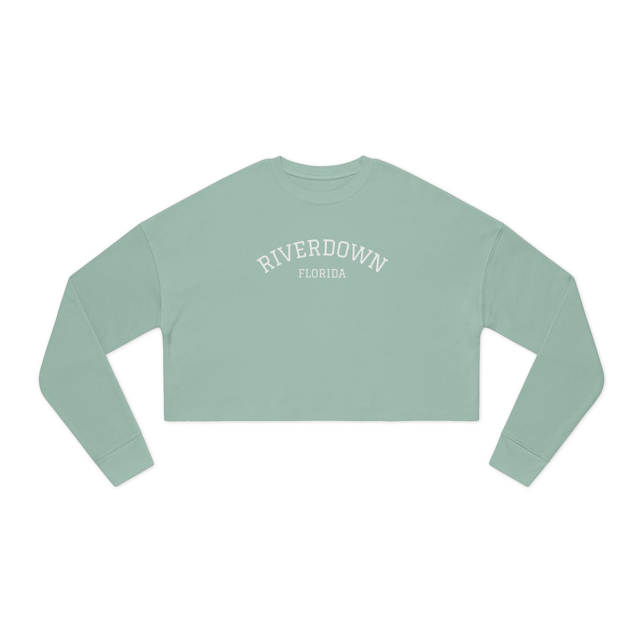 3 - Sweatshirt  Multi Colors Cropped — Minimal Monogram RD Women's Cozy Crop