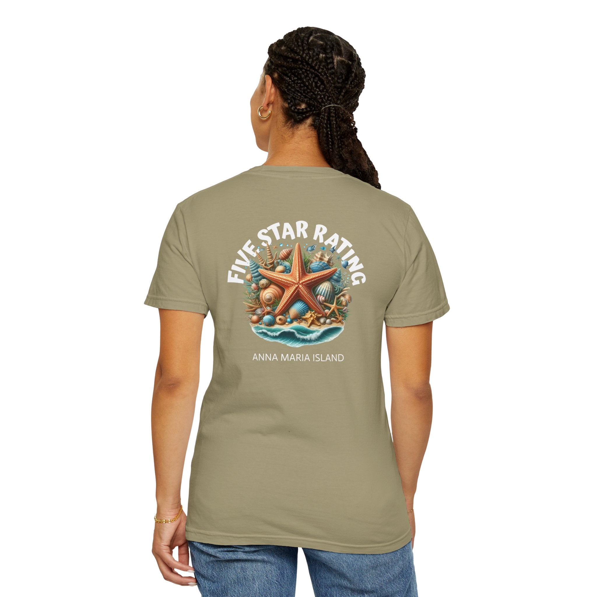 10 - Tee Multi Colors Five Star Rating 2 -  Minimalist Initials T-Shirt