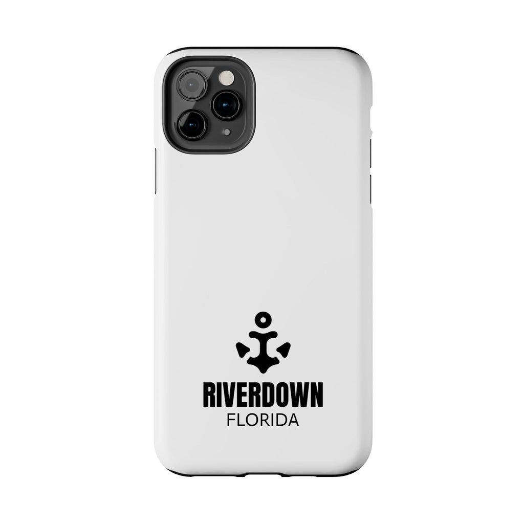 924 - Phone Case White Cap Riverdown Florida Tough Phone Case – Slim Protective iPhone Cover with R|D Logo