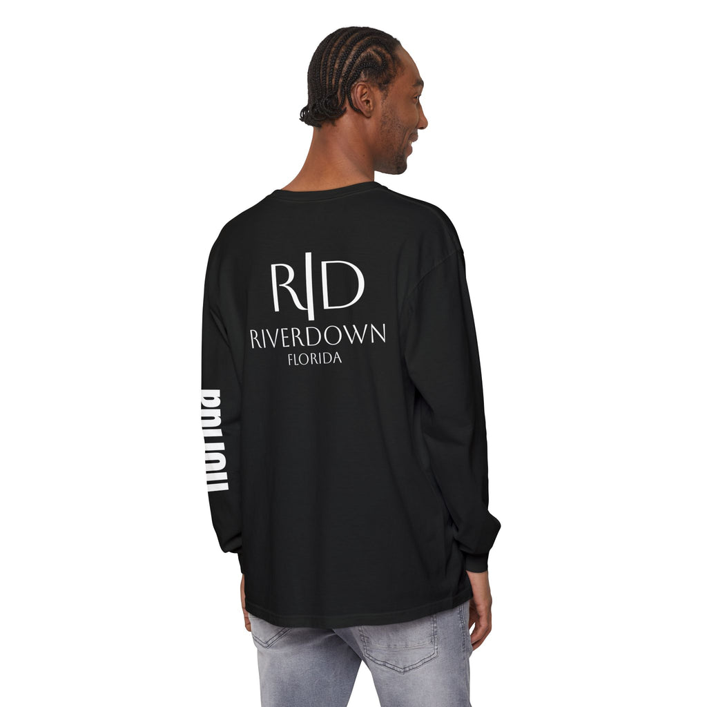 2 - Long Sleeve Tee Multi Colors 'R|D' — Florida Sleeve Graphic