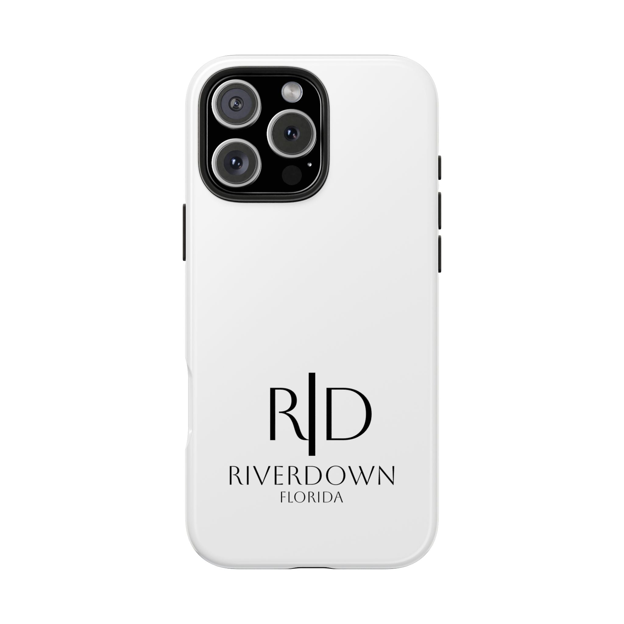 924 - Phone Case White Cap Riverdown Florida Tough Phone Case – Slim Protective iPhone Cover with R|D Logo