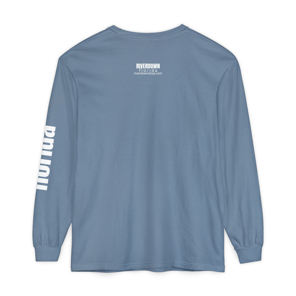 932 - Long Sleeve Tee Pensacola Beach Multi Colors — Florida Sleeve Graphic