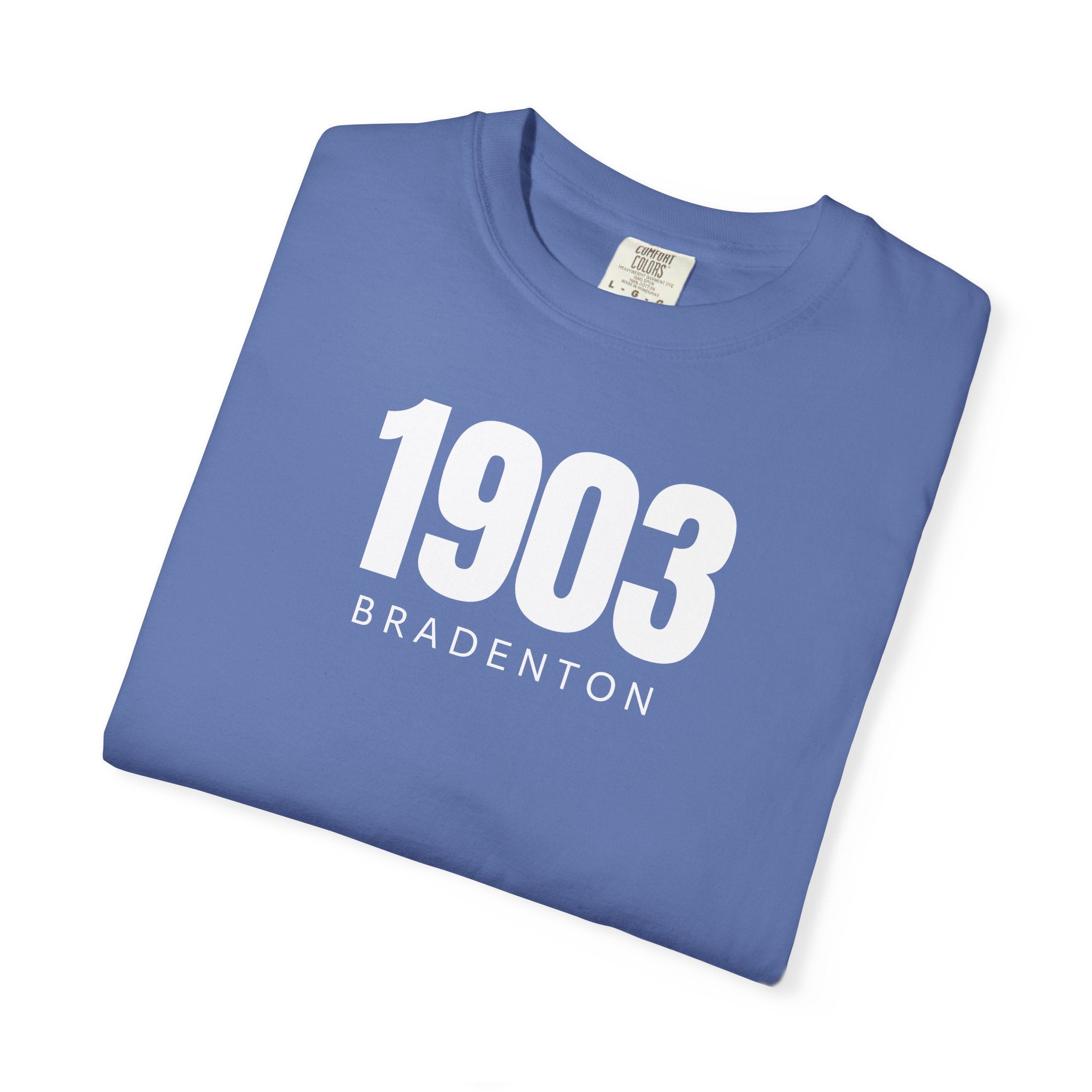 101 - Tee Multi Colors Bradenton 1903 Classic Tee — Minimalist Initials T-Shirt