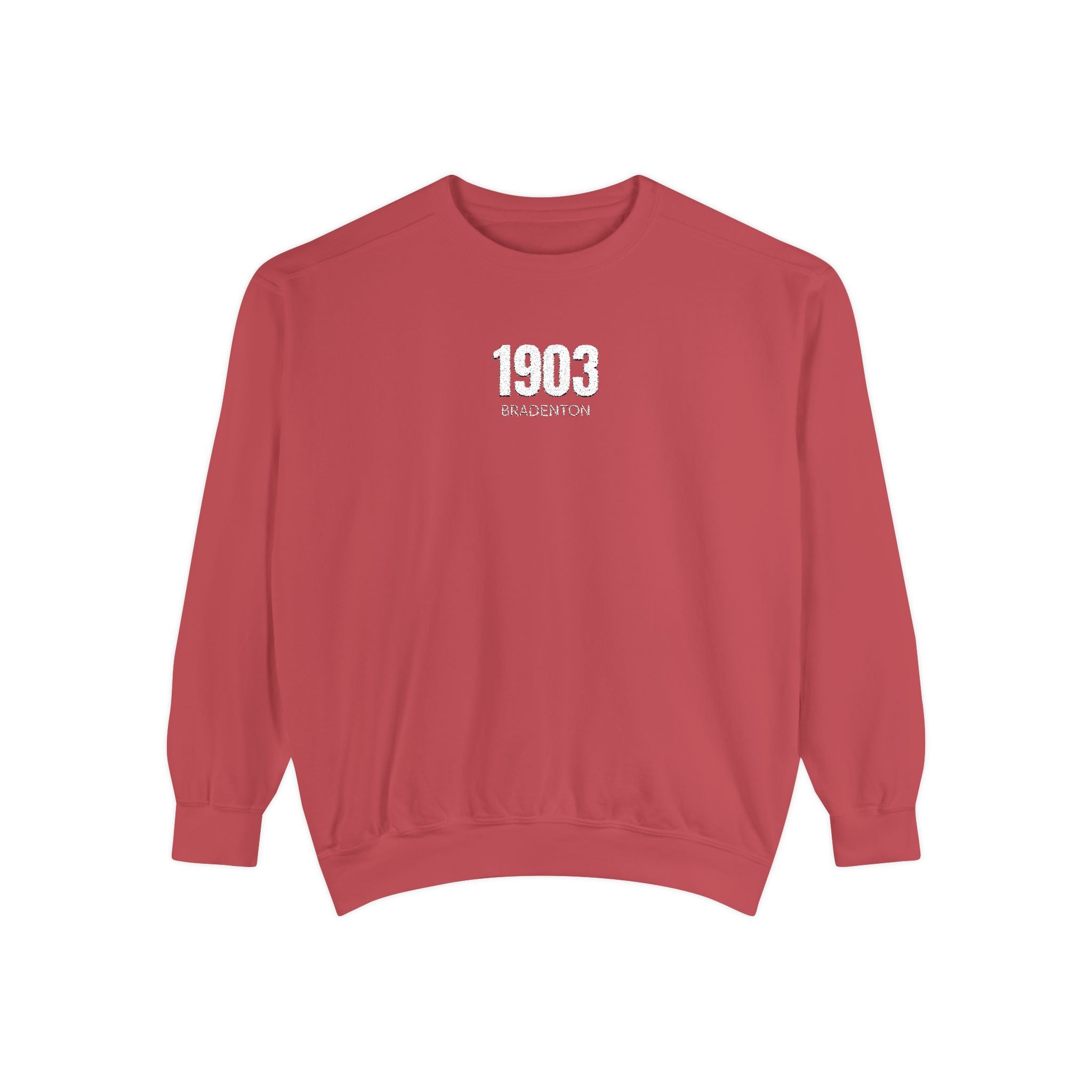 3 - 1903 Crest Embroidered Sweatshirt – Minimal Vintage College Pullover