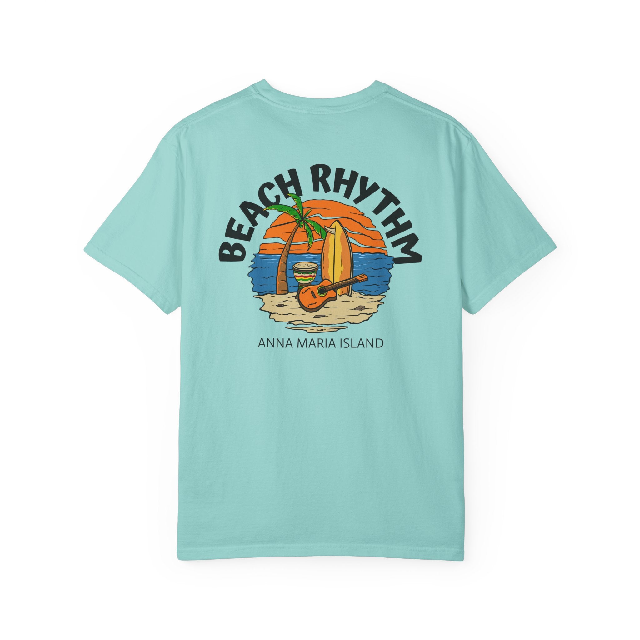 10 - Tee Multi Colors Beach Rhythm Minimalist Initials T-Shirt