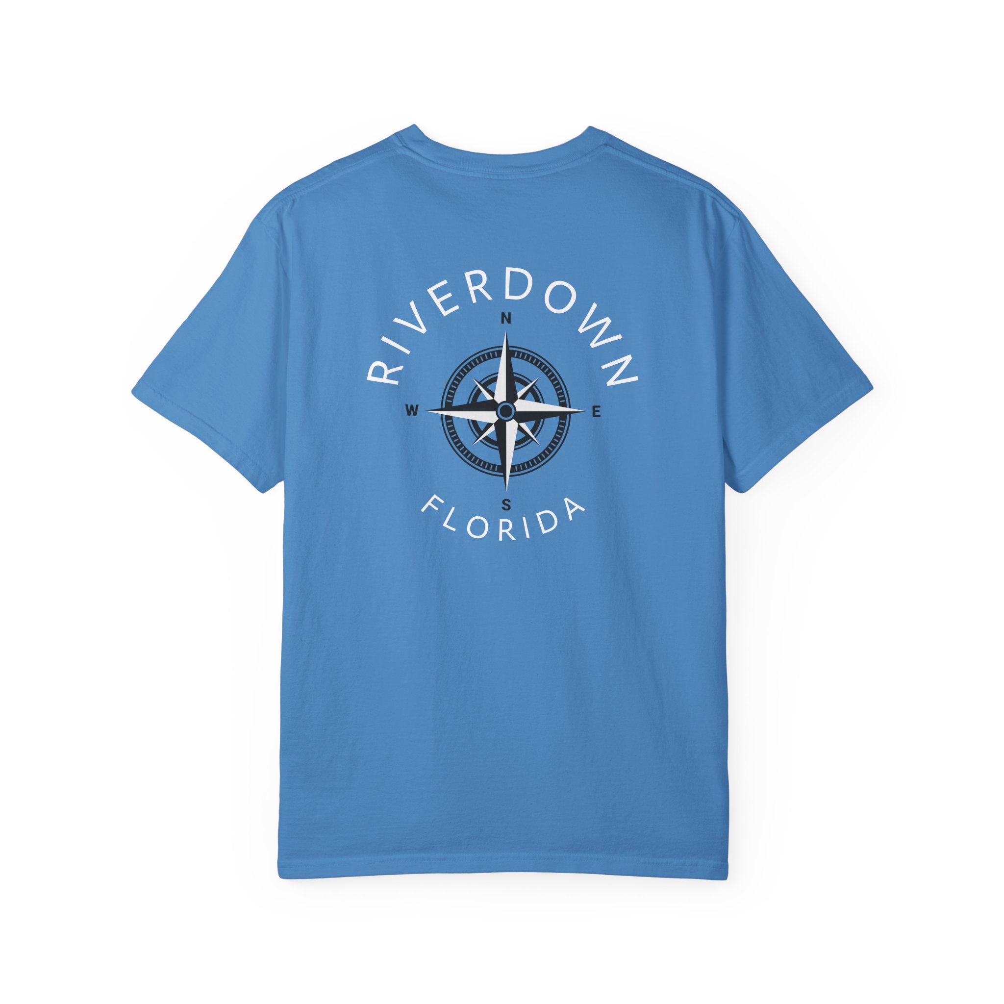 10 - Tee Multi Colors Compass — Minimalist Initials T-Shirt