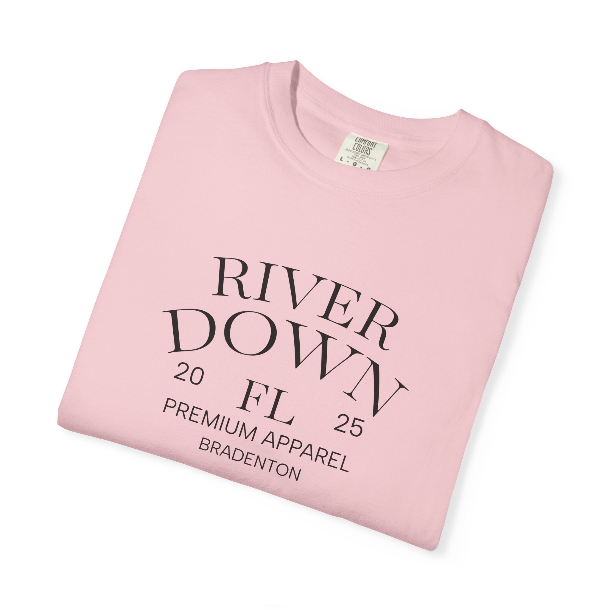 101 -  Tee Multi Colors Monogram R|D Plain Back Classic Tee — Minimalist Initials T-Shirt