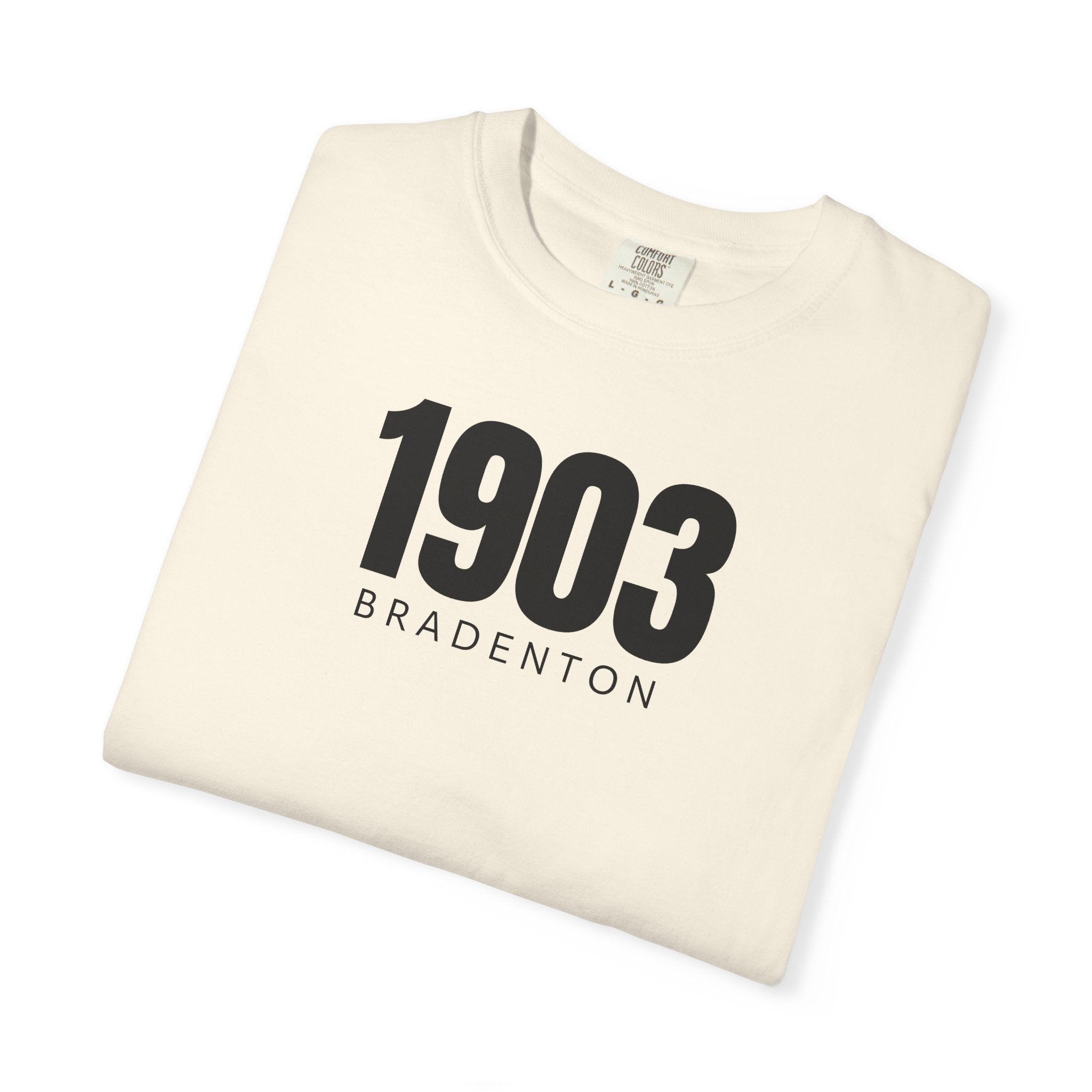 101 - Tee Multi Colors Bradenton 1903 Classic Tee — Minimalist Initials T-Shirt