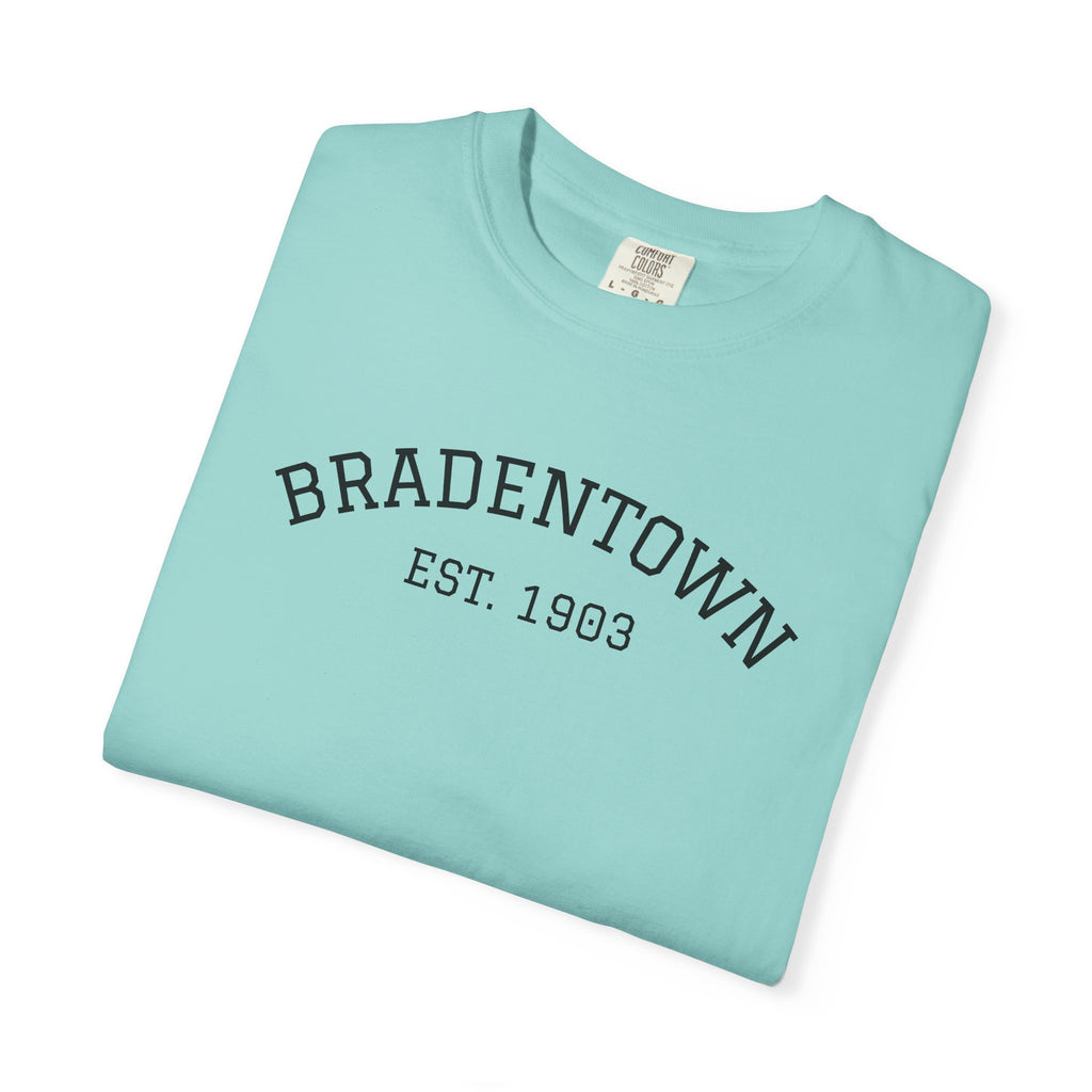101 -  Tee Multi Colors Bradentown Classic Tee — Minimalist Initials T-Shirt