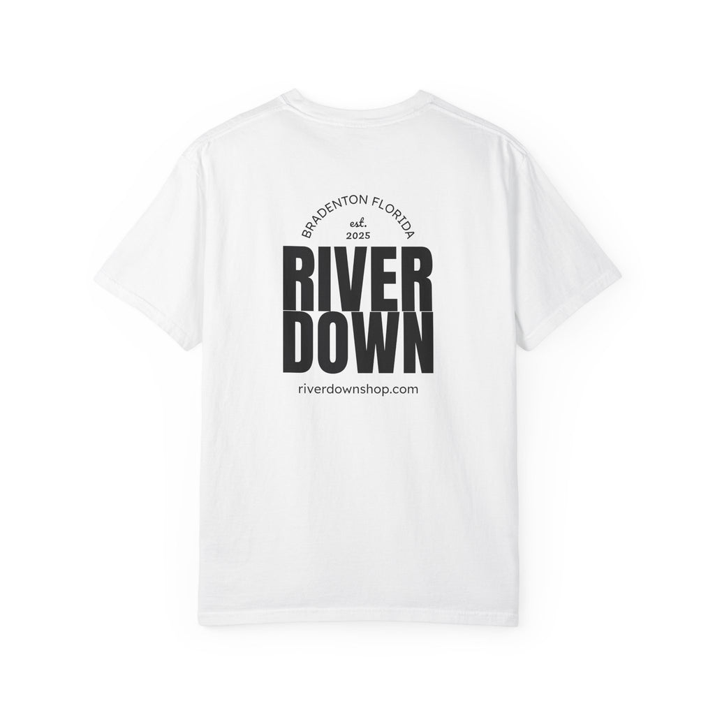 101 - Tee Multi Colors Monogram R|D River Down Shop Classic Tee — Minimalist Initials T-Shirt