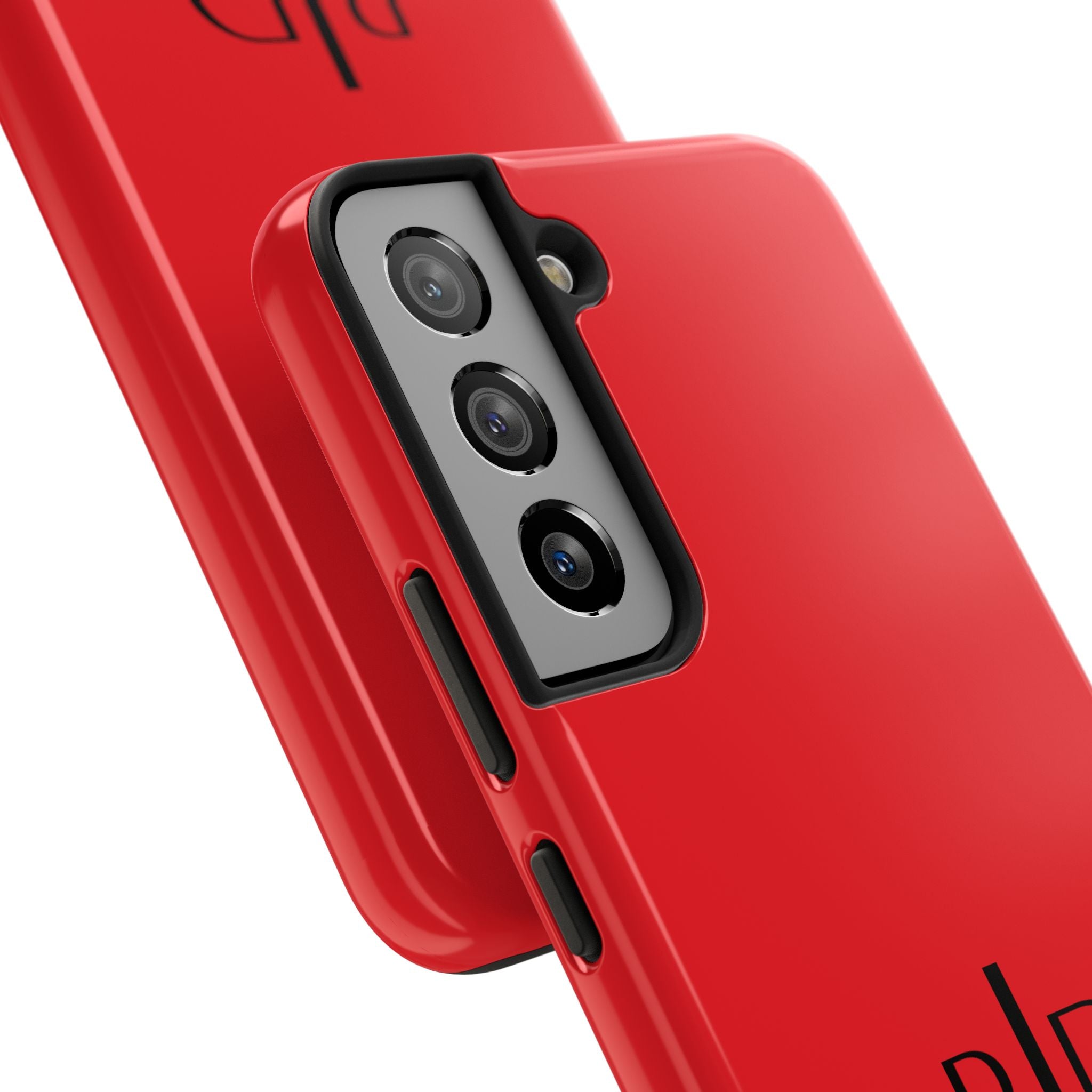 924 - Phone Case Red Berry — Durable Protective Phone Cover with Monogram Logo