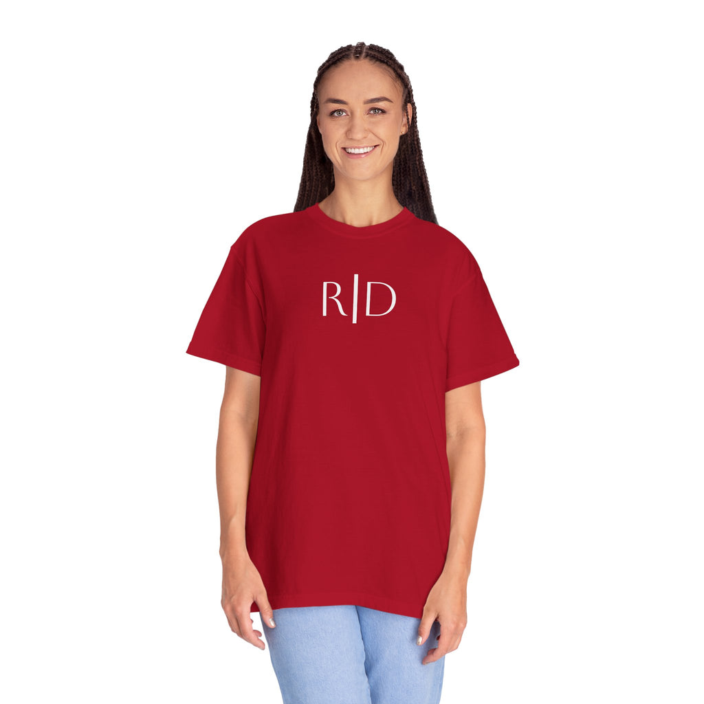 101 -  Tee Multi Colors Monogram R|D River Down Shop Classic Tee — Minimalist Initials T-Shirt